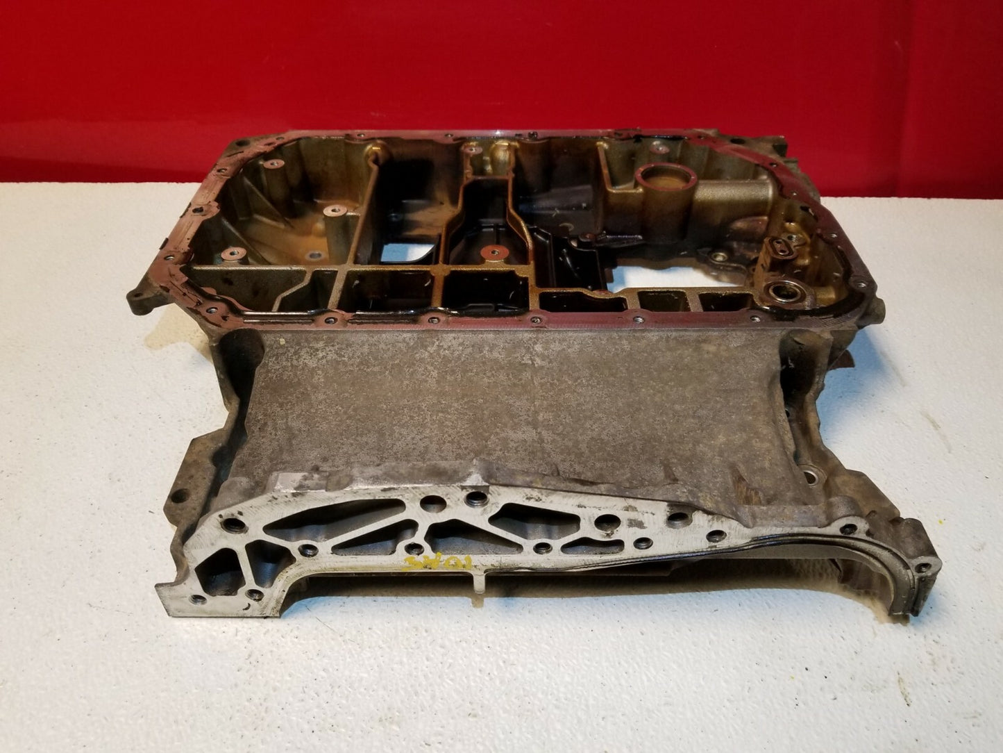 2010 Audi A5 Engine Upper Oil Pan 3.2l OEM