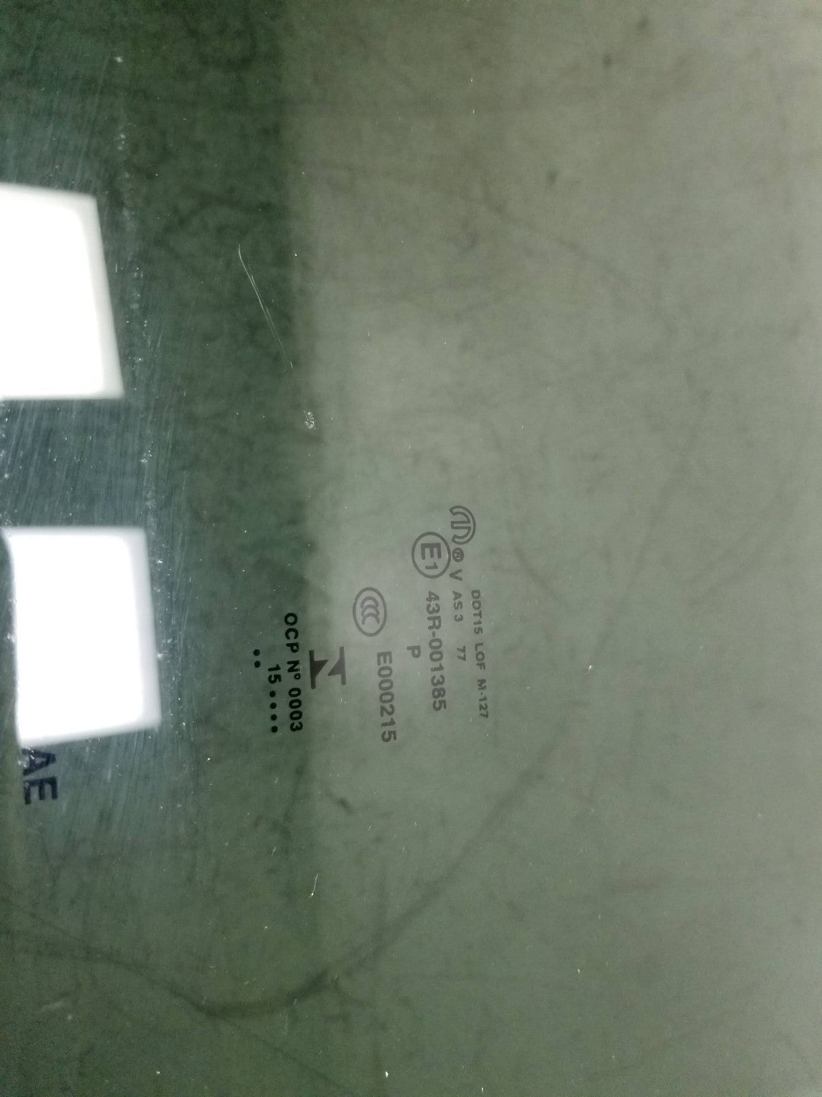 2011 - 2020 Dodge Grand Caravan Door Window Glass Rear Driver Side Left OEM