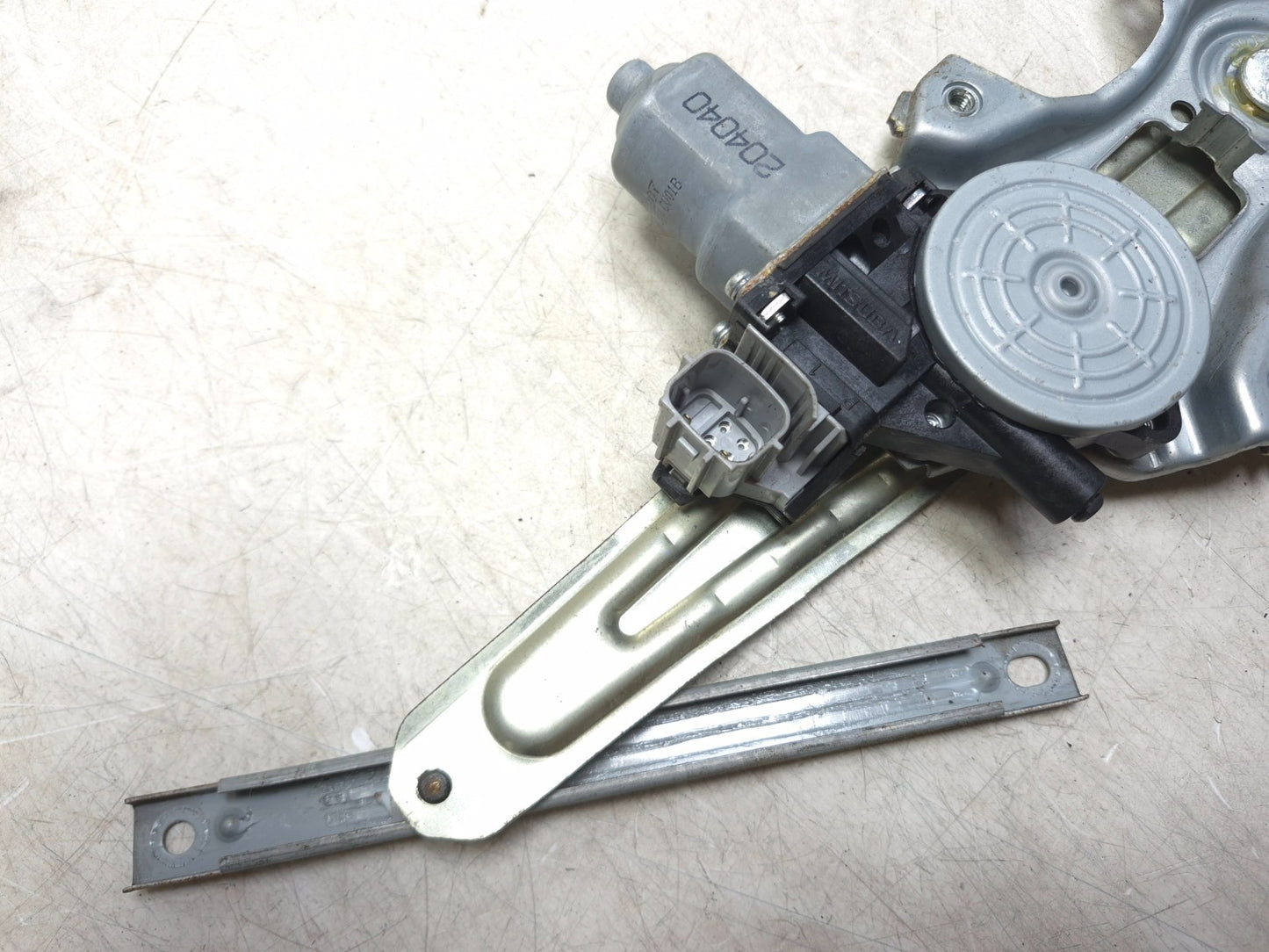2012 Nissan Leaf Rear Door Window Regulator & Motor Driver Side Left OEM