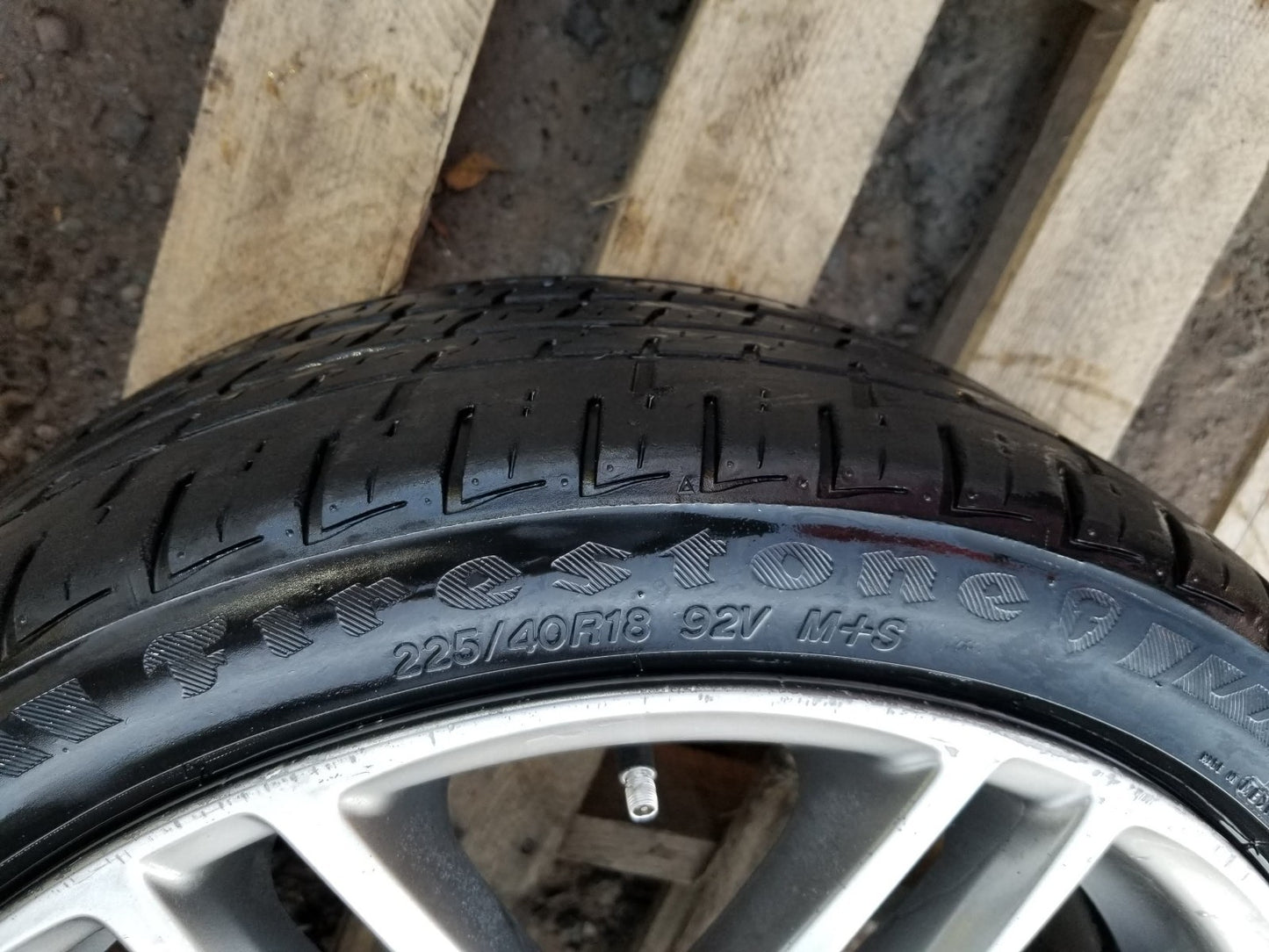2011 Scion Tc Wheel Rim W/ Tire Firestone 225/40r18 OEM