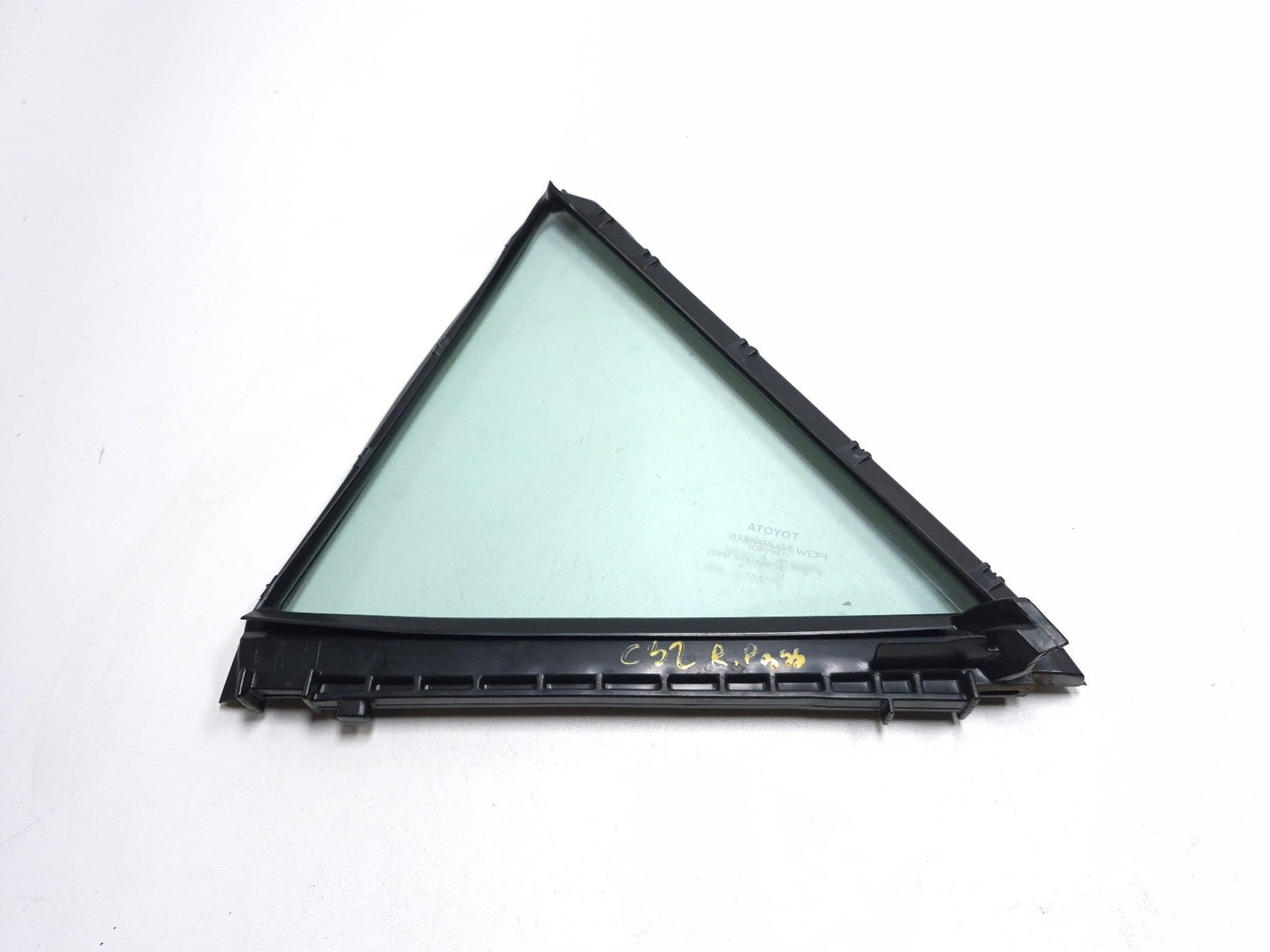 2018 Toyota Corolla Door Vent Window Glass Rear Passenger Side Right OEM