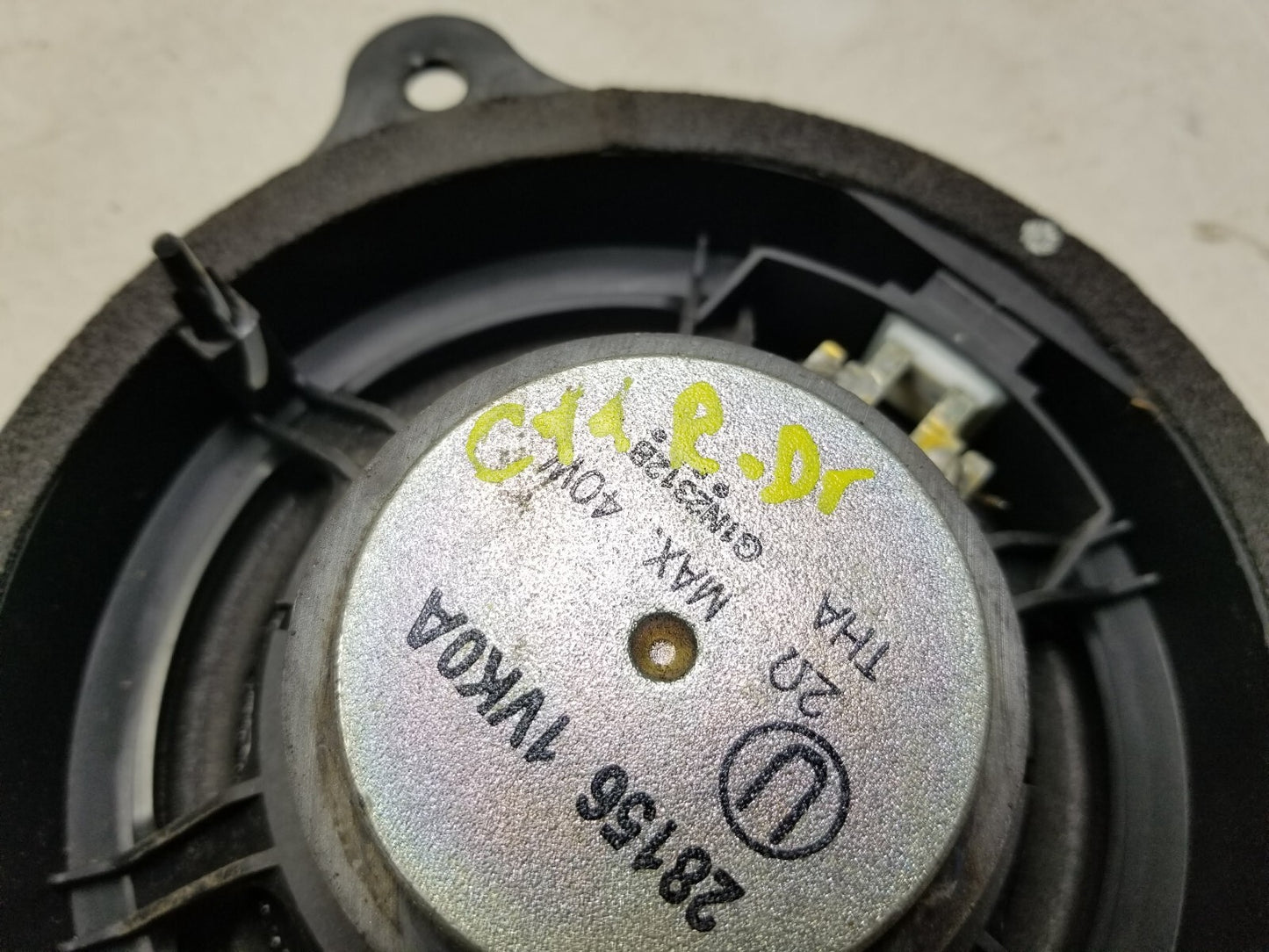 2008 - 2015 Nissan Rogue Door Audio Speaker Driver Side Front & Rear OEM