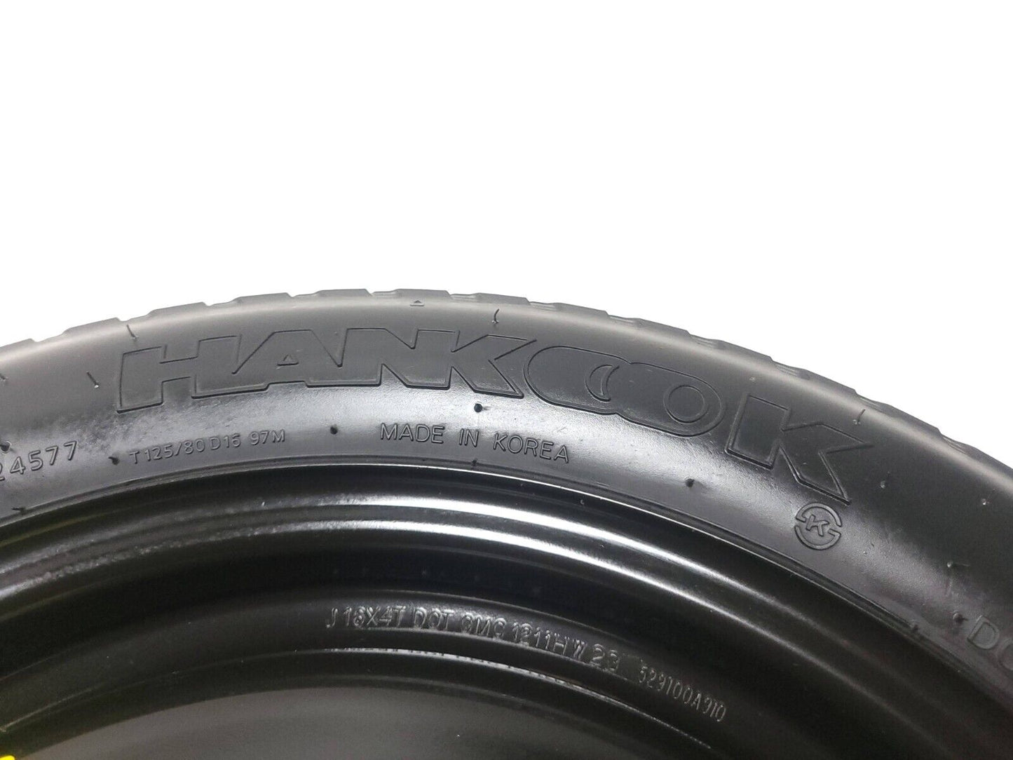11-14 Hyundai Sonata Spare Tire T125/80d16 OEM