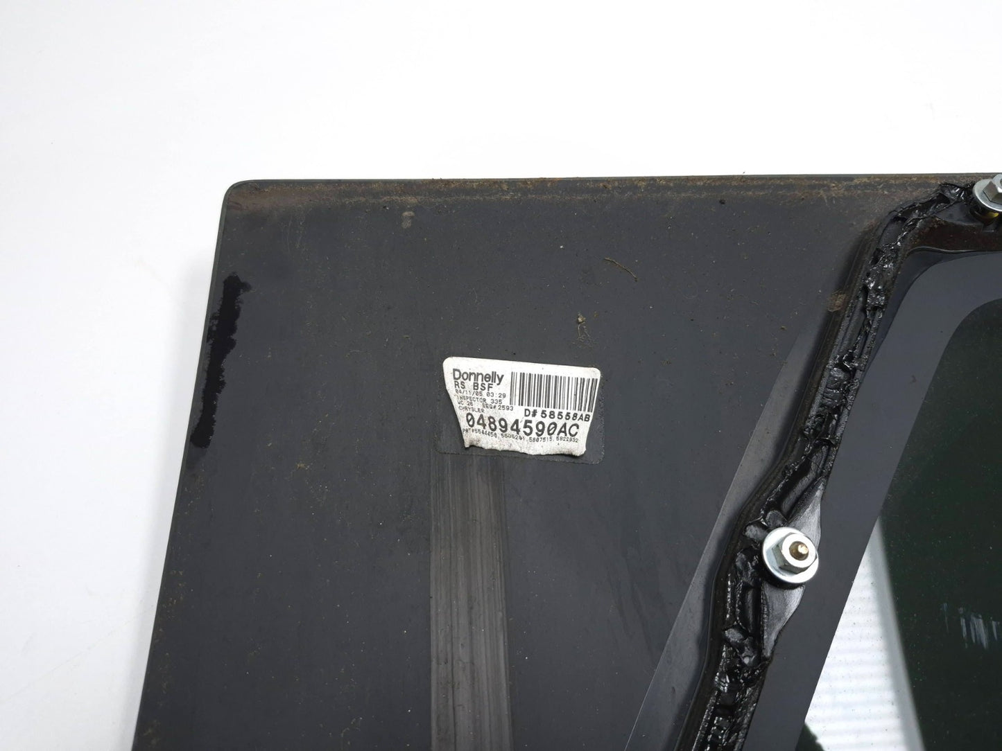 2005 Dodge Grand Caravan Rear Sliding Door Window Glass Passenger Side Oemâś…