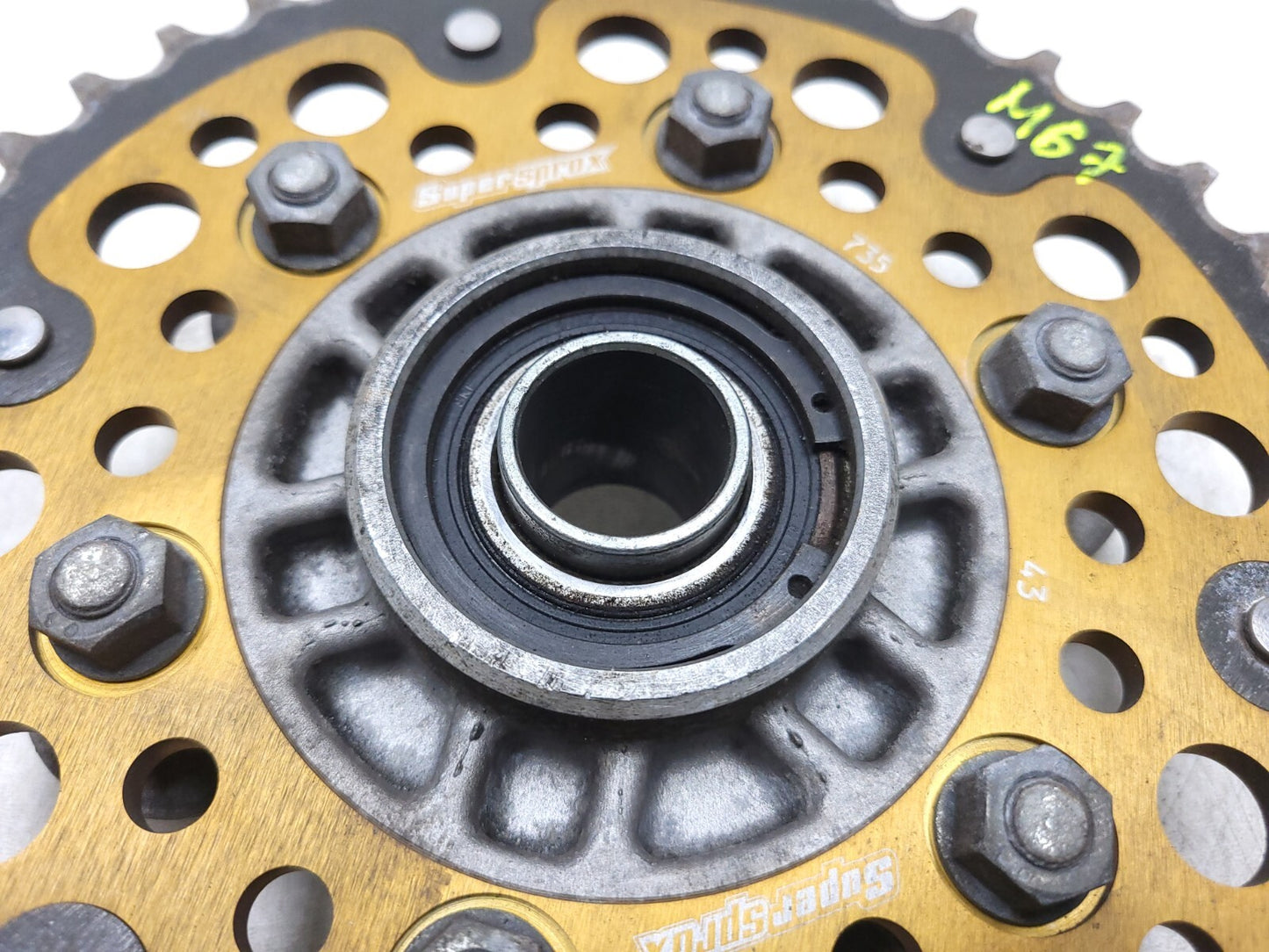 2008 - 2014 Ducati Monster 696 Rear Wheel Hub & Sprocket 43t Supersprox