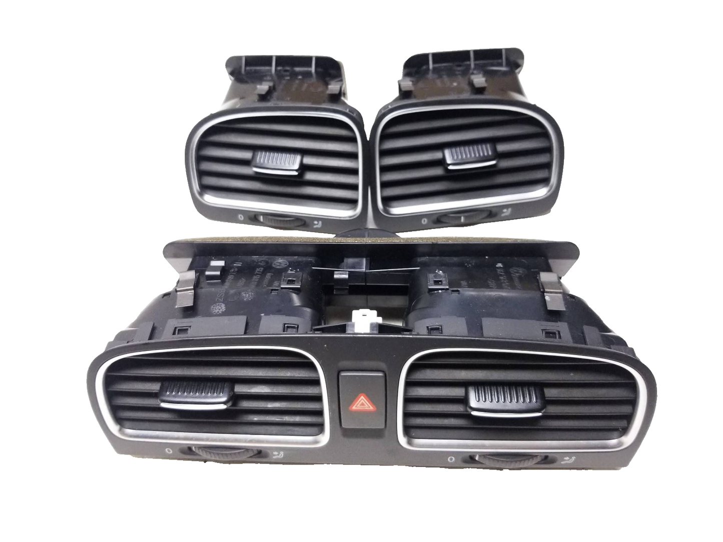 2010 - 2014 VW Golf GTI Dash Console Air Vent Grille Set OEM