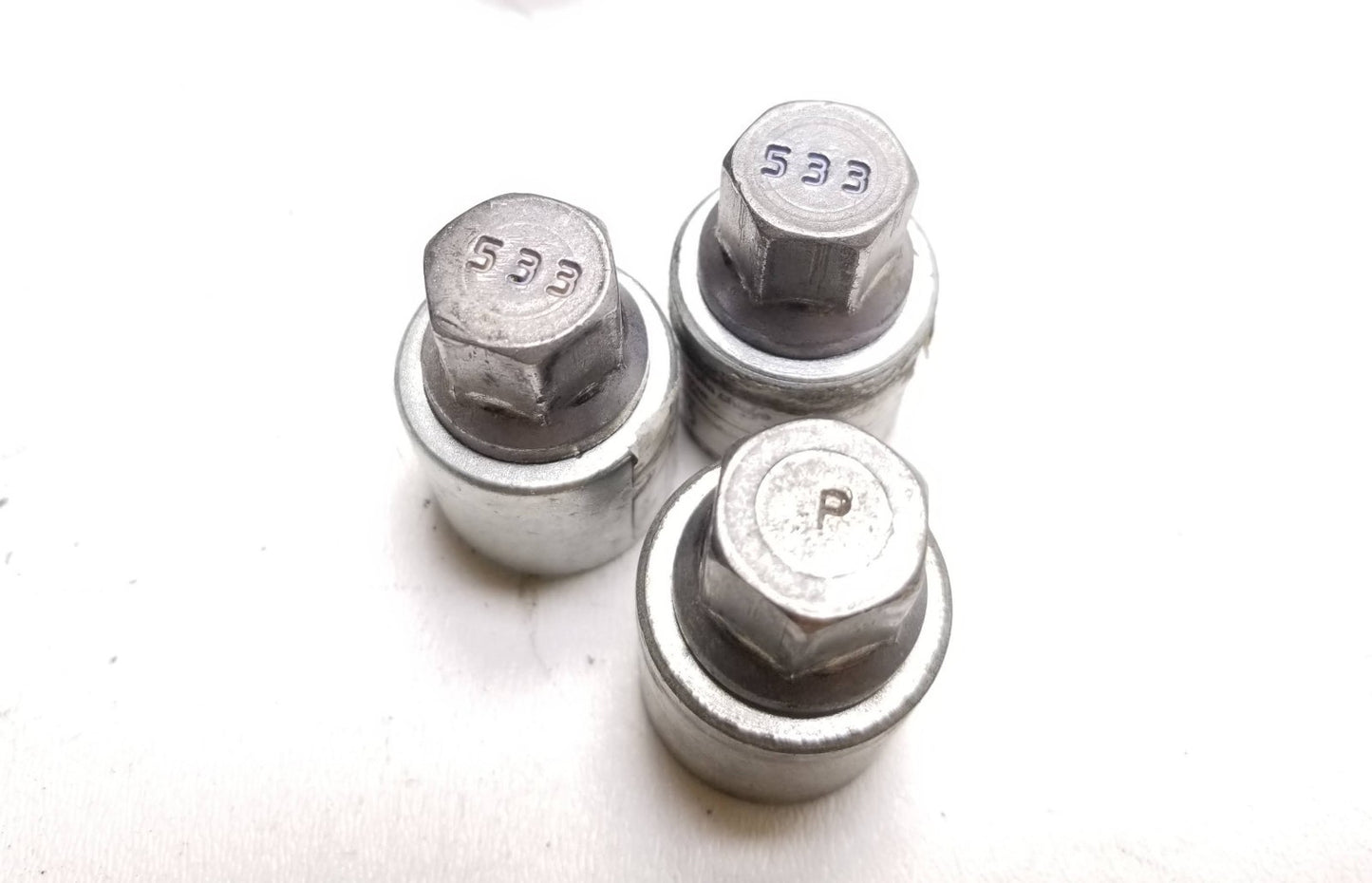 2010 - 2014 VW Golf GTI Wheel Lug Bolt Cap Cover W/ Secret Key Set OEM