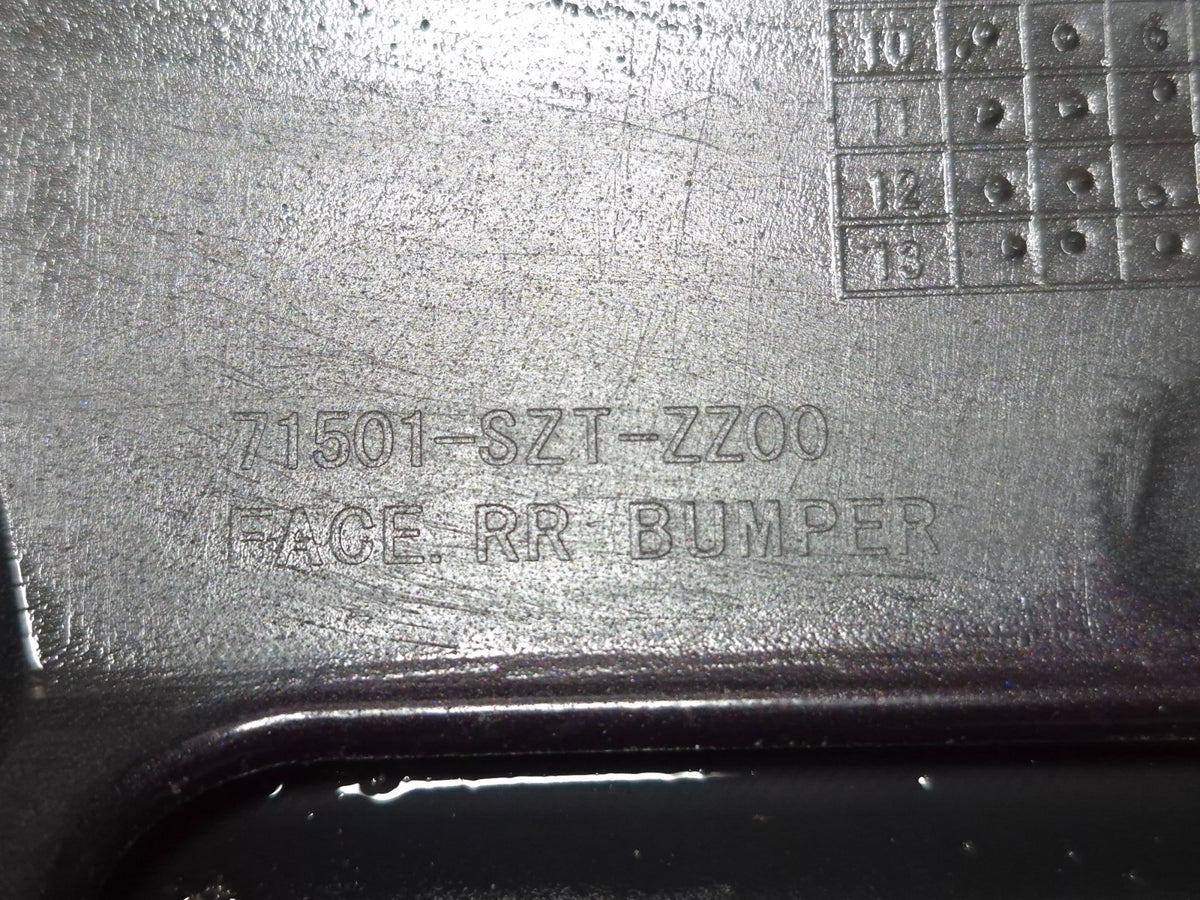 2013 Honda Cr-z Rear Bumper Cover 04715-szt-a80zz Local Pick Up Only OEM