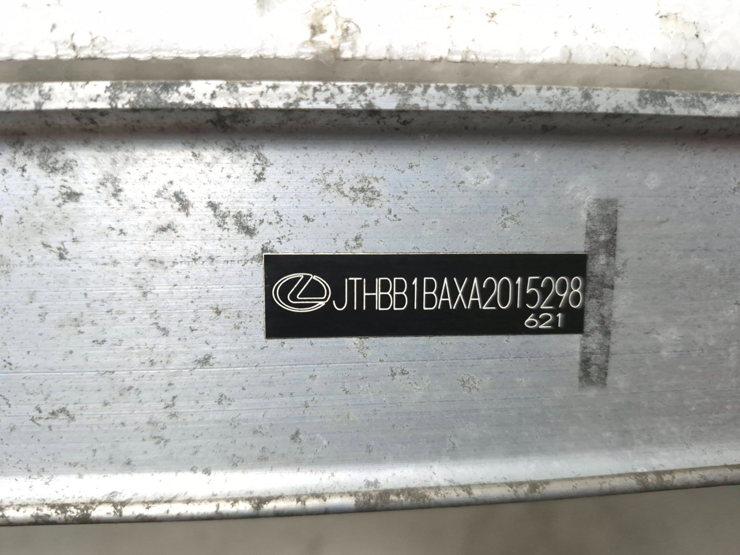 2010 Lexus Hs250h Rear Bumper Reinforcement & Foam Absorber OEM