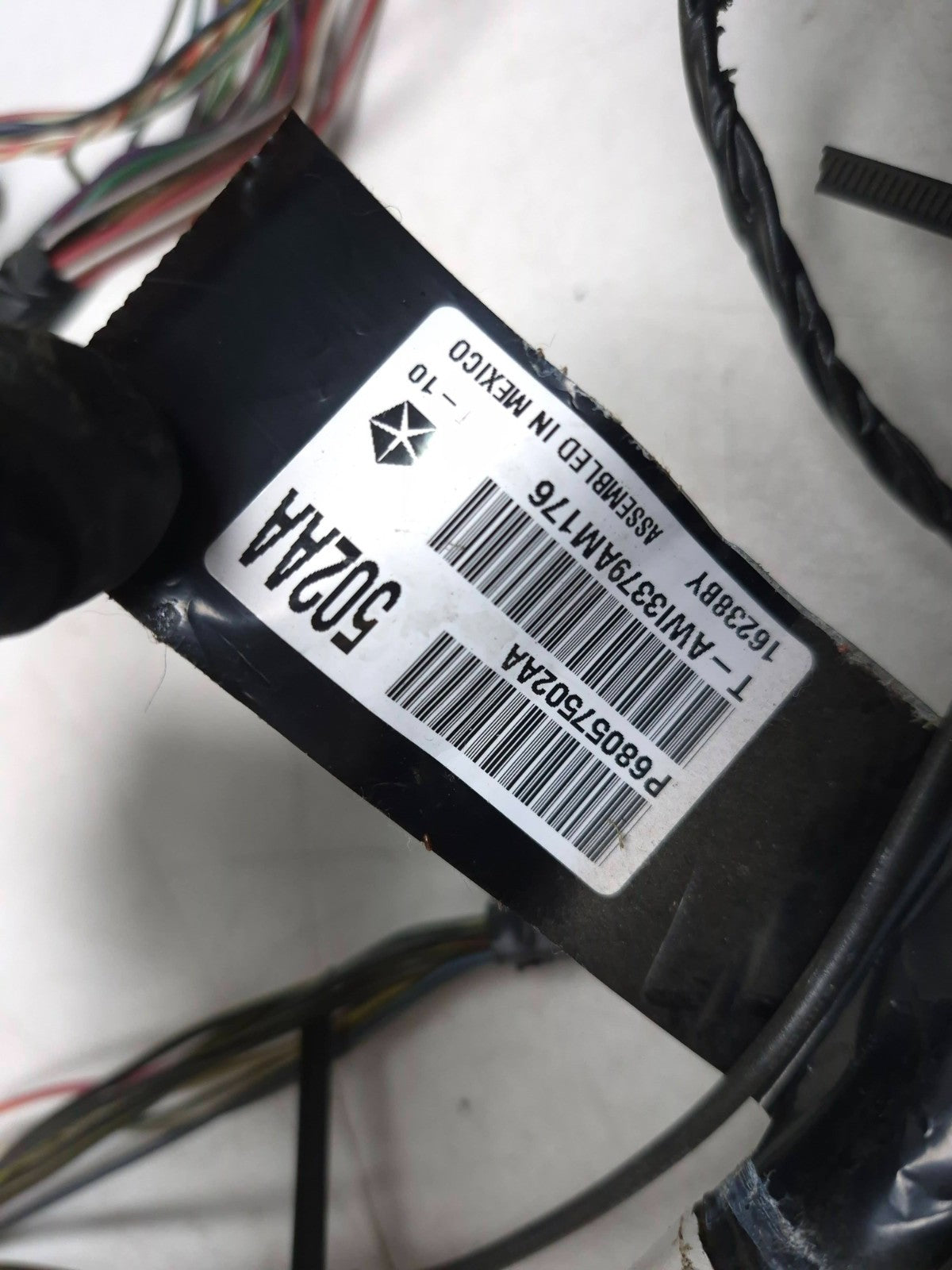 2010 Dodge Caliber Sxt Dash Wire Harness 68057502aa OEM