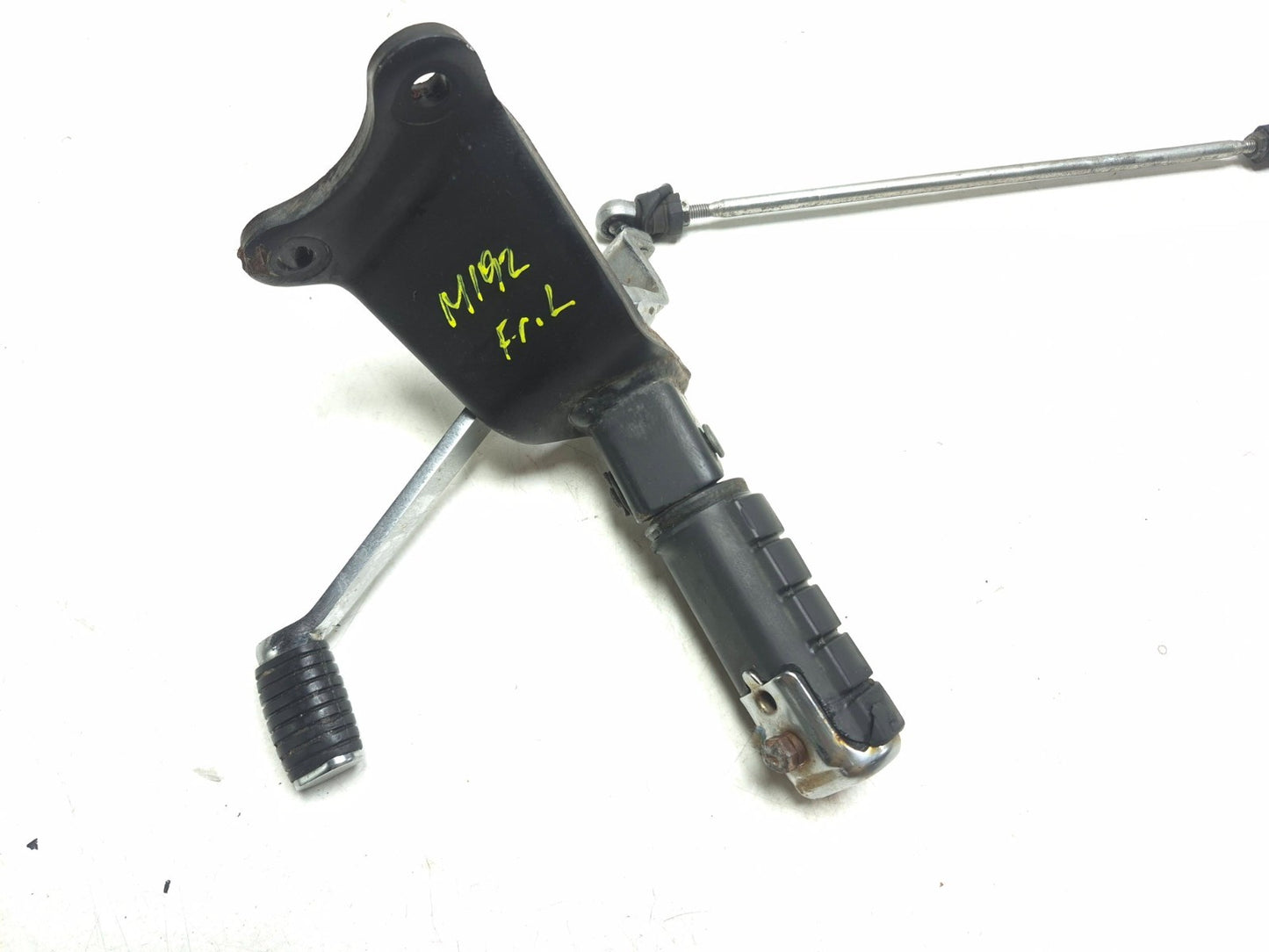 2009 Honda Shadow Vt750 Spirit Front Left Foot Peg & Mount W/ Shifter Lever OEM