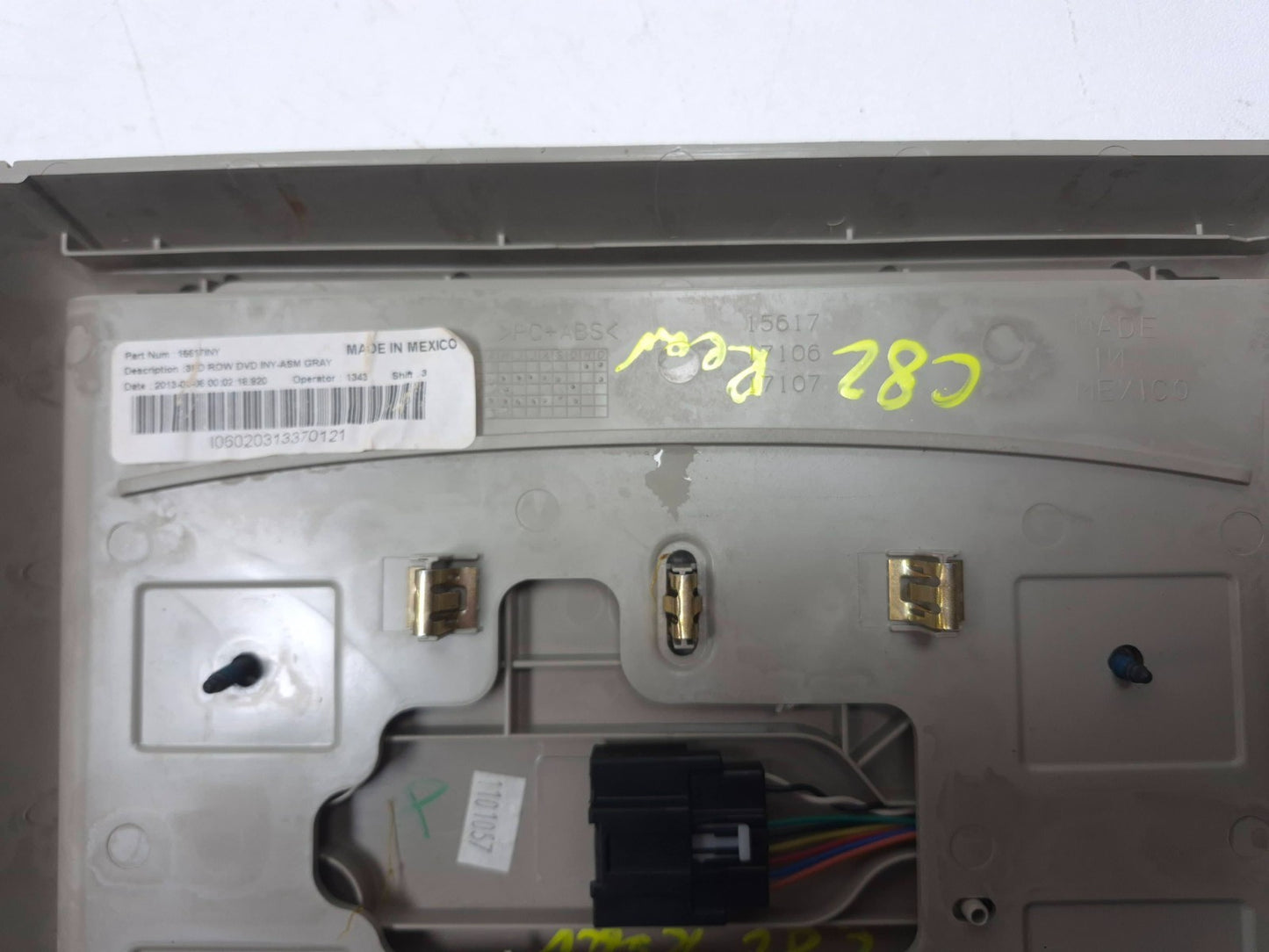 2013 Cadillac Escalade Esv Overhead Dvd Display Screen Monitor OEM