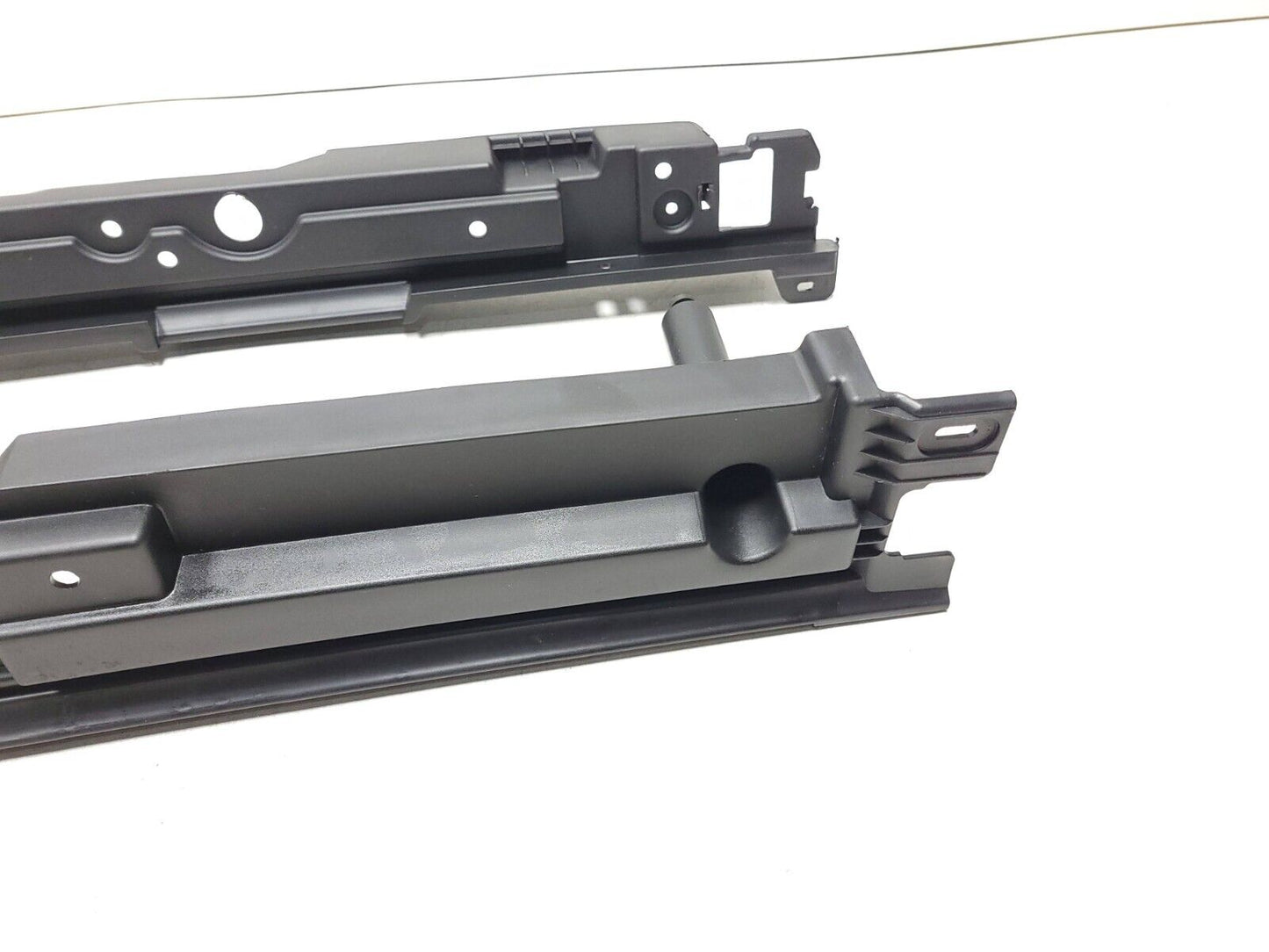 07-13 BMW X5 E70 Trunk Floor Rail Guide Panel Pair OEM