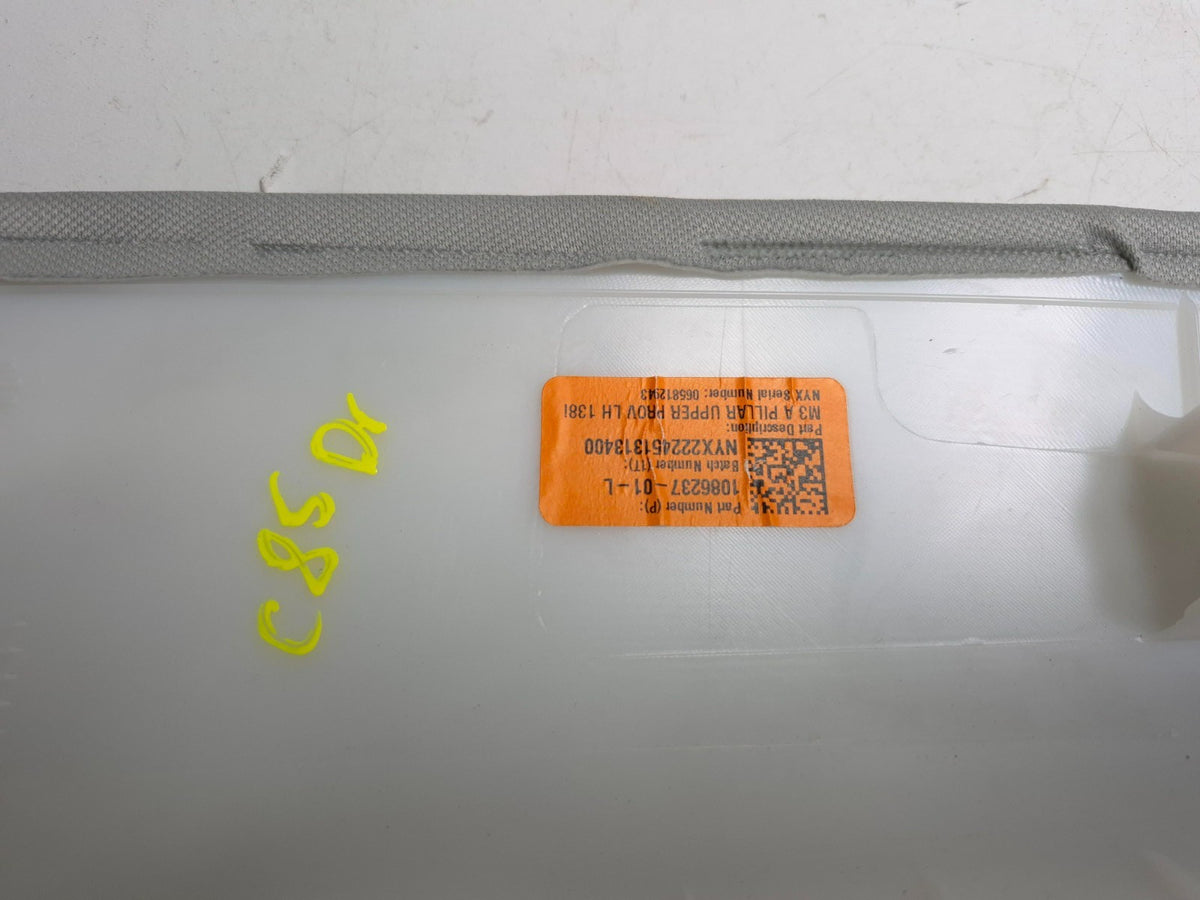 2022 Tesla Model 3 Front Windshield A Pillar Trim Panel Cover Left & Right OEM