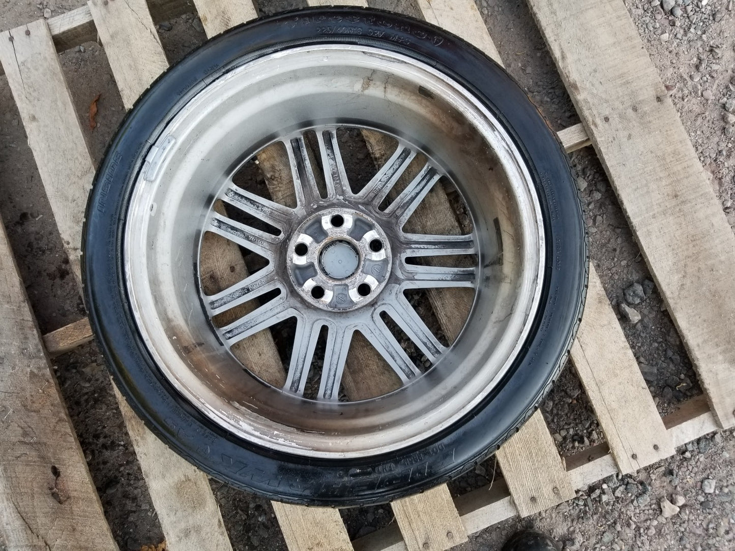 2011 Scion Tc Wheel Rim W/ Tire Firestone 225/40r18 OEM