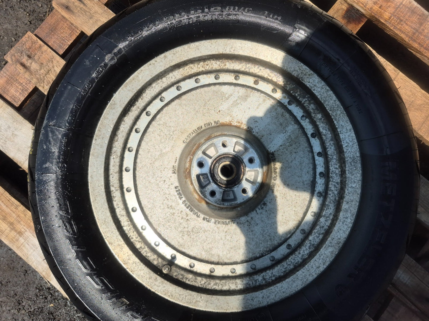 2004 Harley Softail Flstc Heritage Classic Rear Wheel Rim & Tire OEM