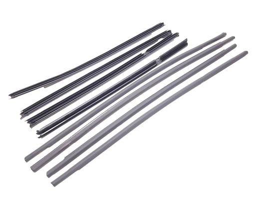 2010 - 2014 VW Golf GTI Door Glass Belt Seal Molding Set OEM