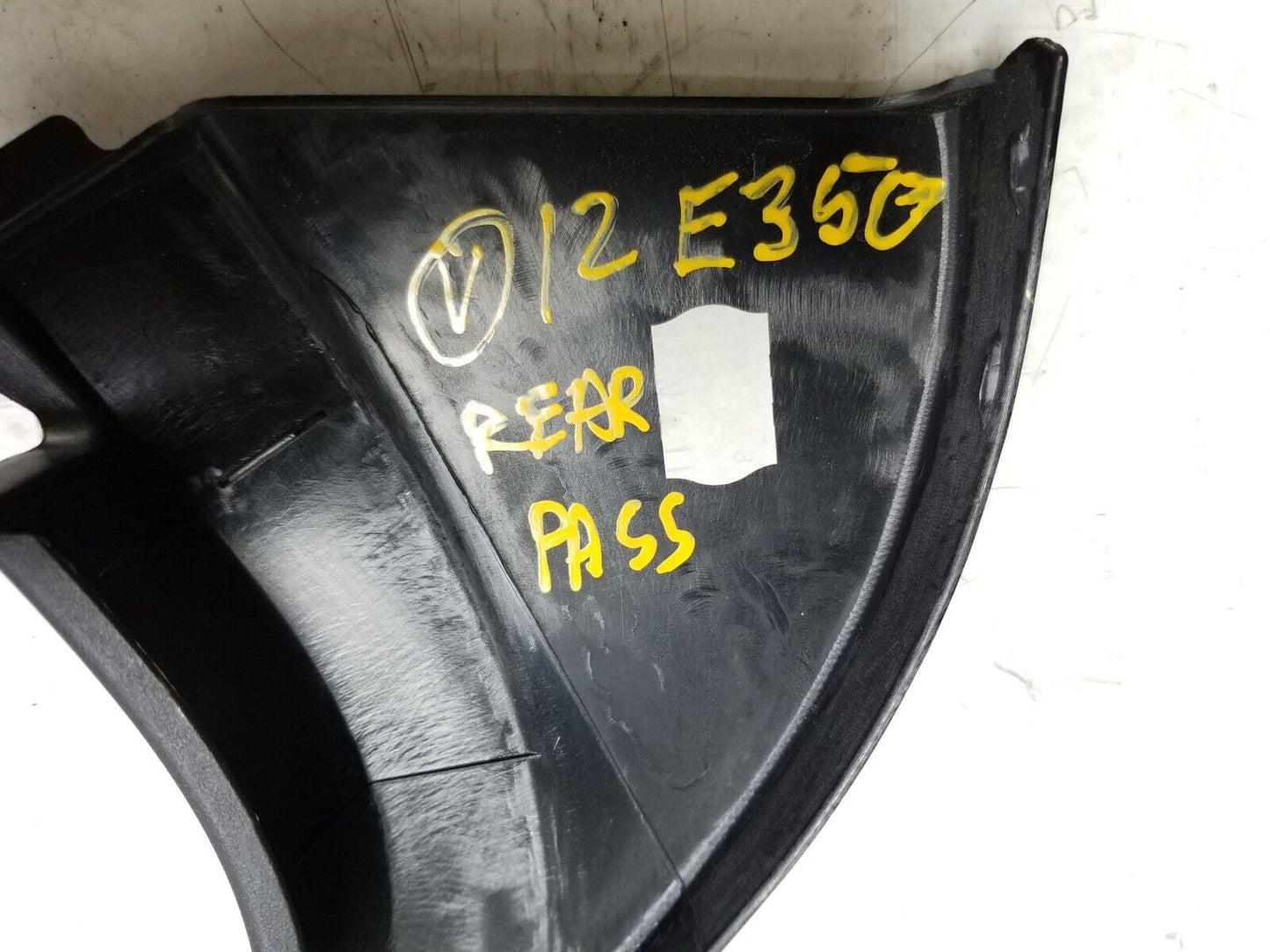 10-16 Mercedes E350 E500 Door Window Frame Trim & Seals Rear Passenger Side OEM