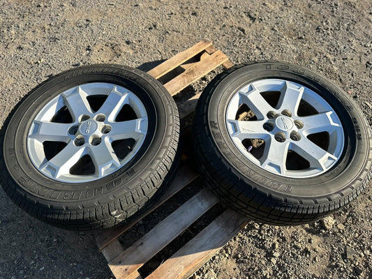 13 14 15 GMC Acadia Wheel W/ Tire Firestone 255/65r18 7/32" Pair OEM