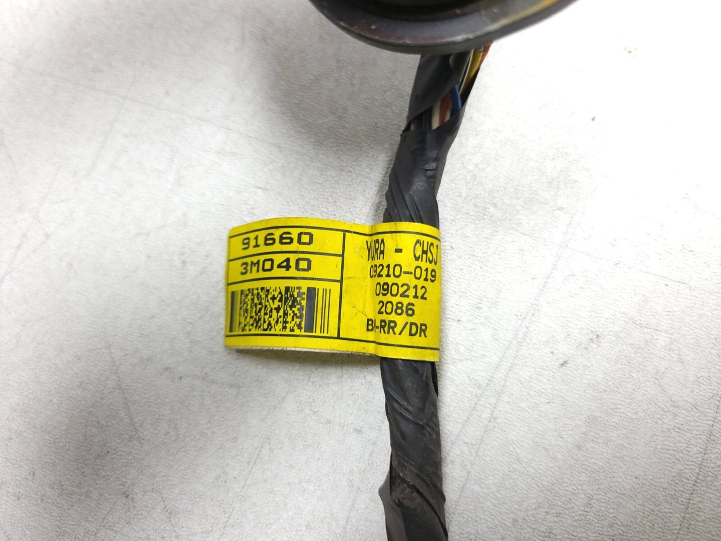 09-14 Hyundai Genesis Door Wire Harness Rear Passenger Side Right OEM Sedan