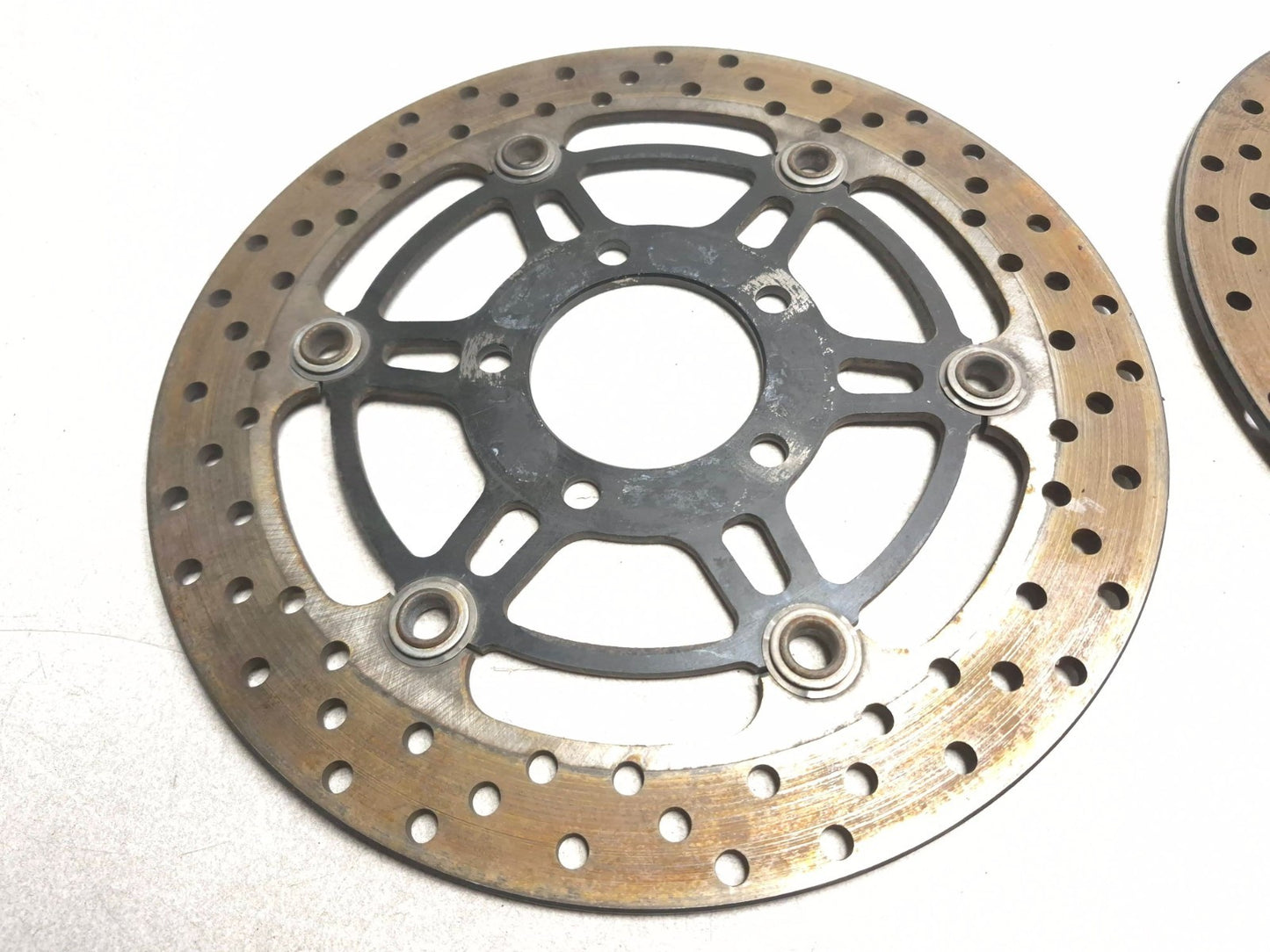 2006 Suzuki Katana Gsx600f Rear & Front Brake Disc 3 Pcs OEM