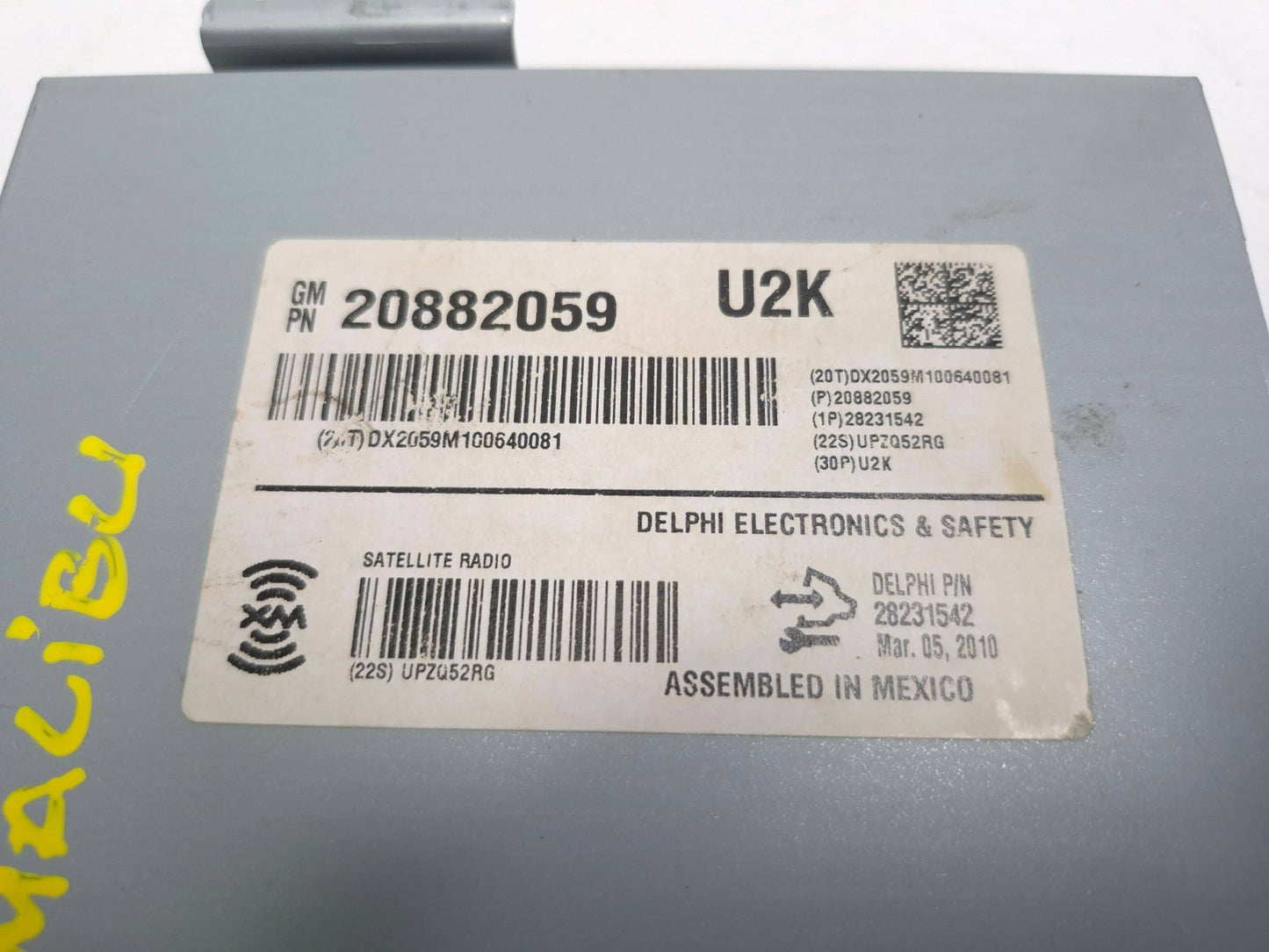 2010 Chevrolet Malibu Radio Receiver Module OEM