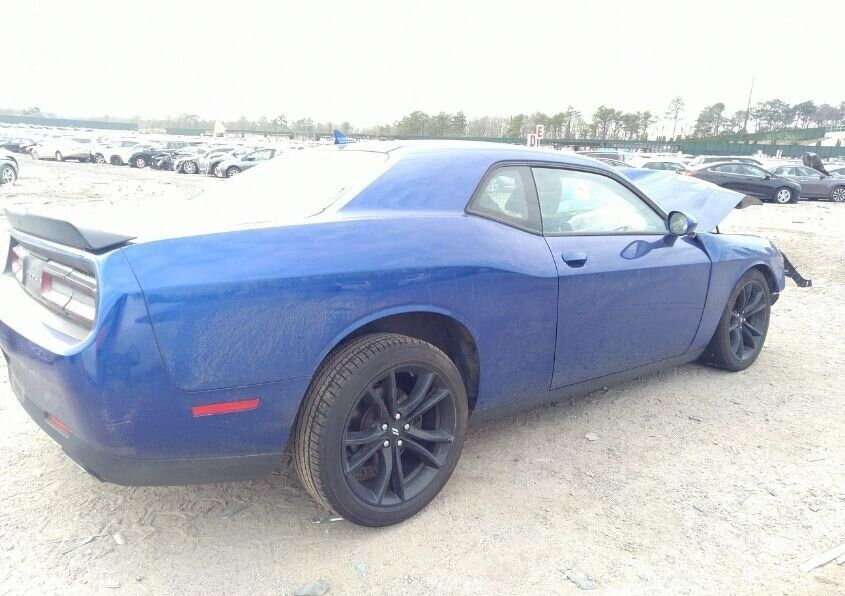 15 16 17 18 Dodge Challenger 3.6l Rear Bumper Cover OEM Indigo Blue (code: Pbm)
