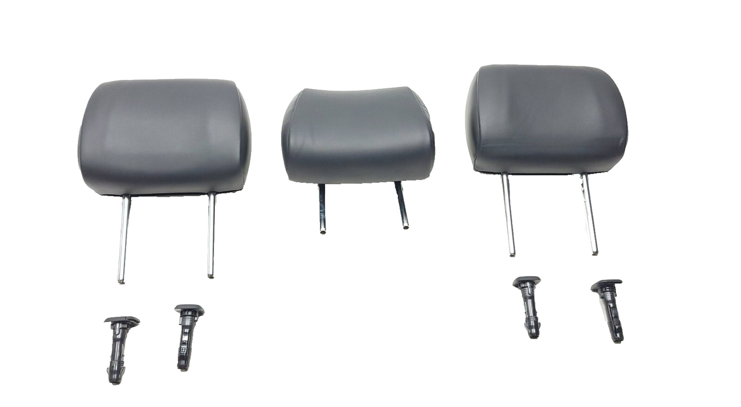09 - 12 Hyundai Genesis Rear Seat Headrest 3pcs OEM Sedan