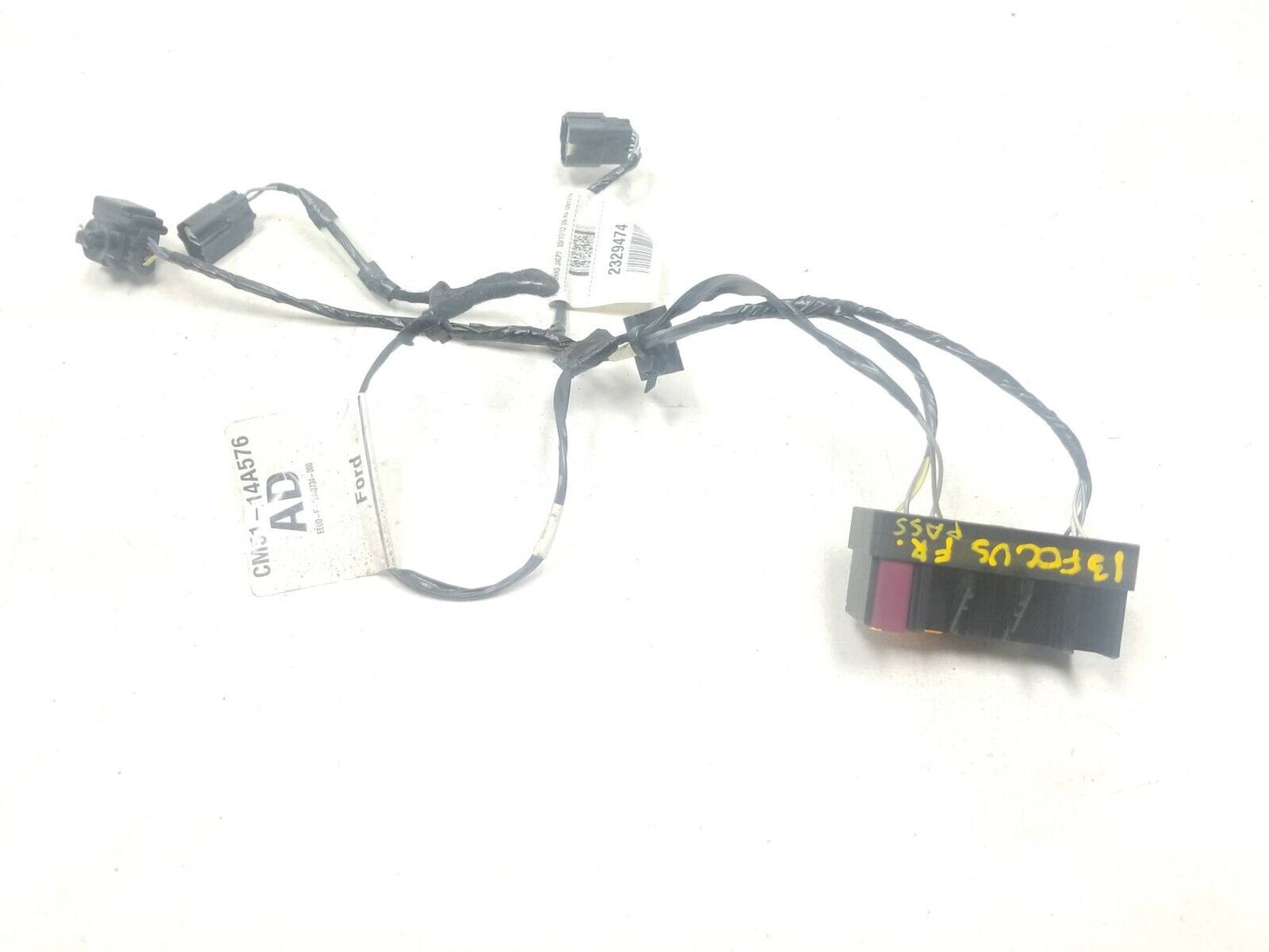 12 - 14 Ford Focus Front Seat Wire Harness Passenger Right Side OEM