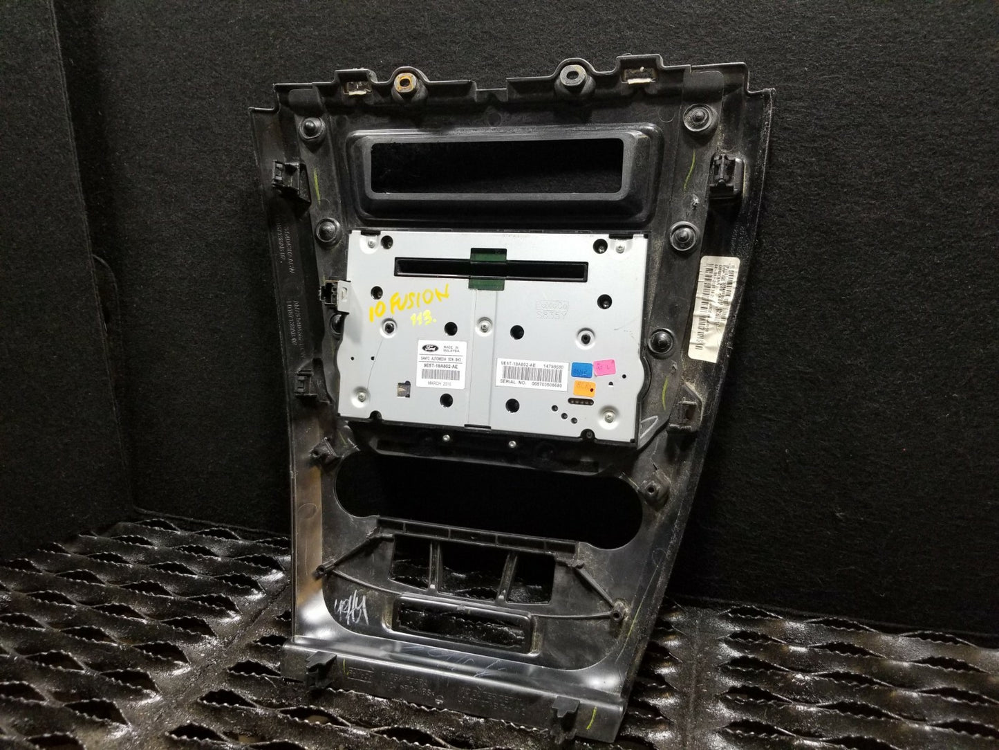 2010 Ford Fusion Radio Control Trim Panel OEM