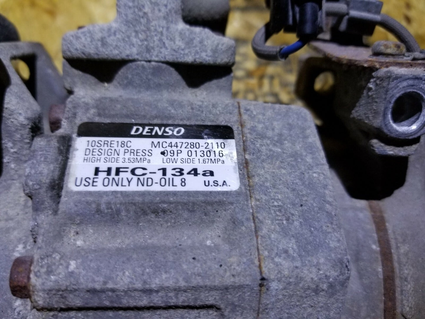 13 14 15 Honda Accord 2.4l A/c Compressor OEM