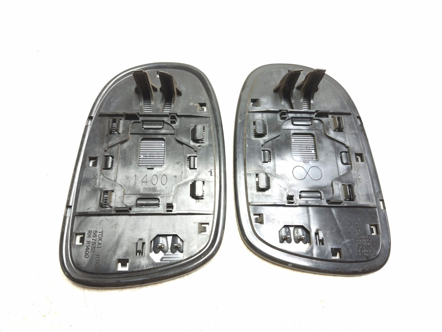 2009 Lexus IS250 Outer Heated Mirror Glass Left & Right Pair OEM