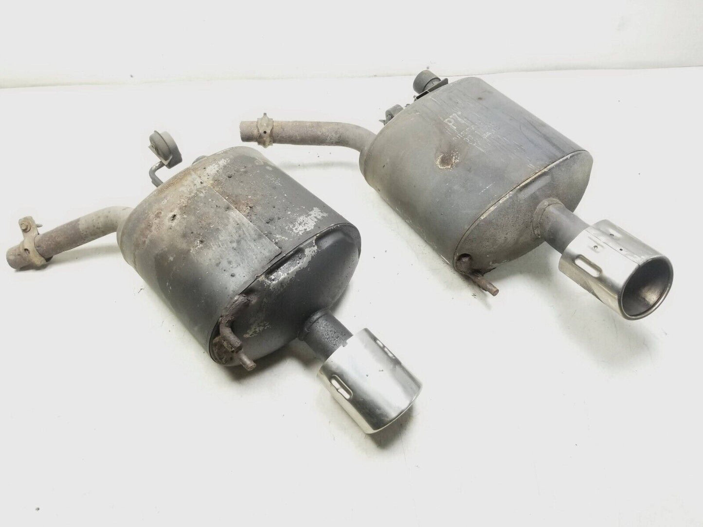 08-13 Infiniti G37 Rear Exhaust Muffler Pair OEM ***sedan***