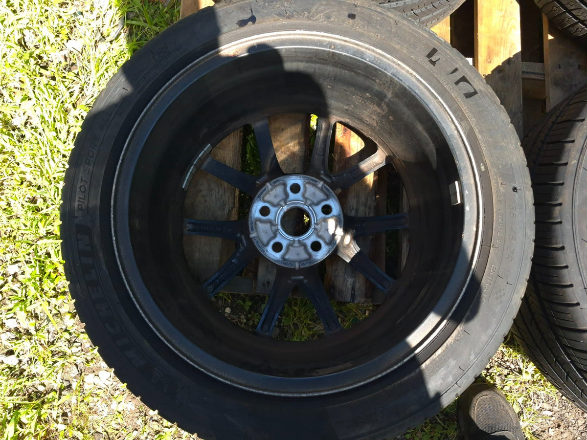2019 Tesla Model 3 Wheel Rim W/tire Michelin 235/45/r18 18x8.5j 5.8/32 4 Pcs OEM