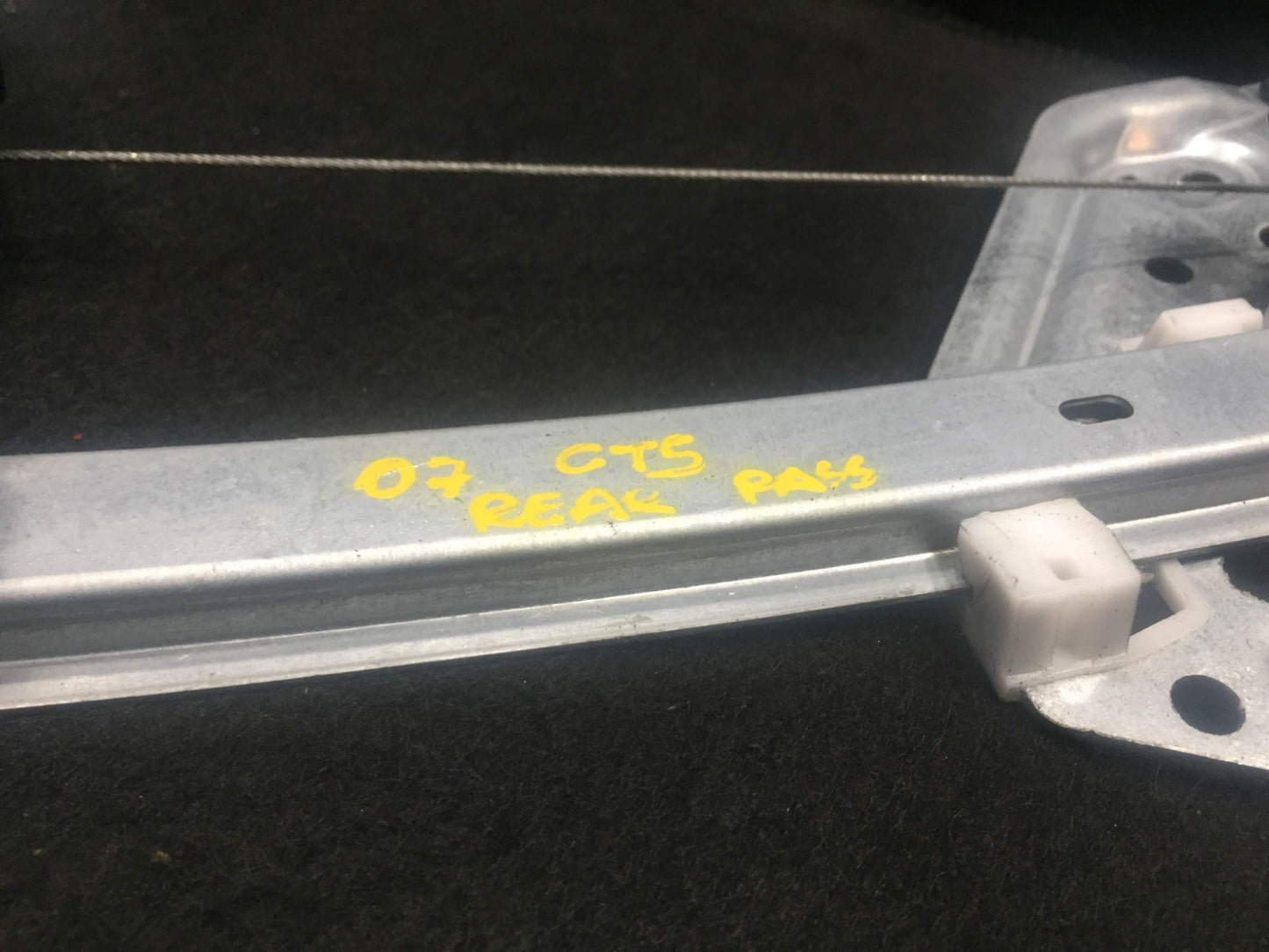2007 Cadillac CTS Rear Passenger Door Window Regulator W/ Motor OEM