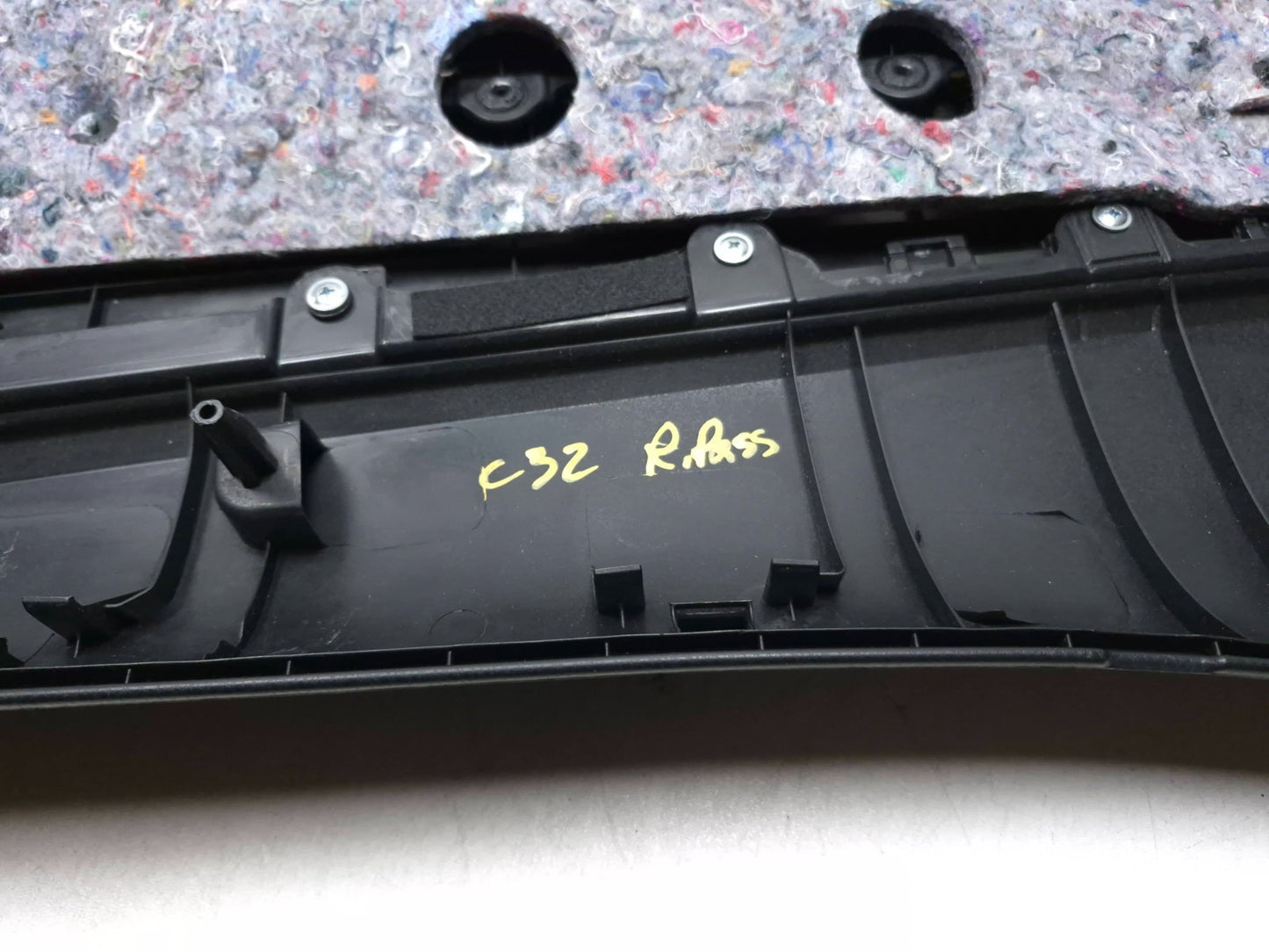 2018 Toyota Corolla Door Panel Trim Rear Passenger Side Right OEM