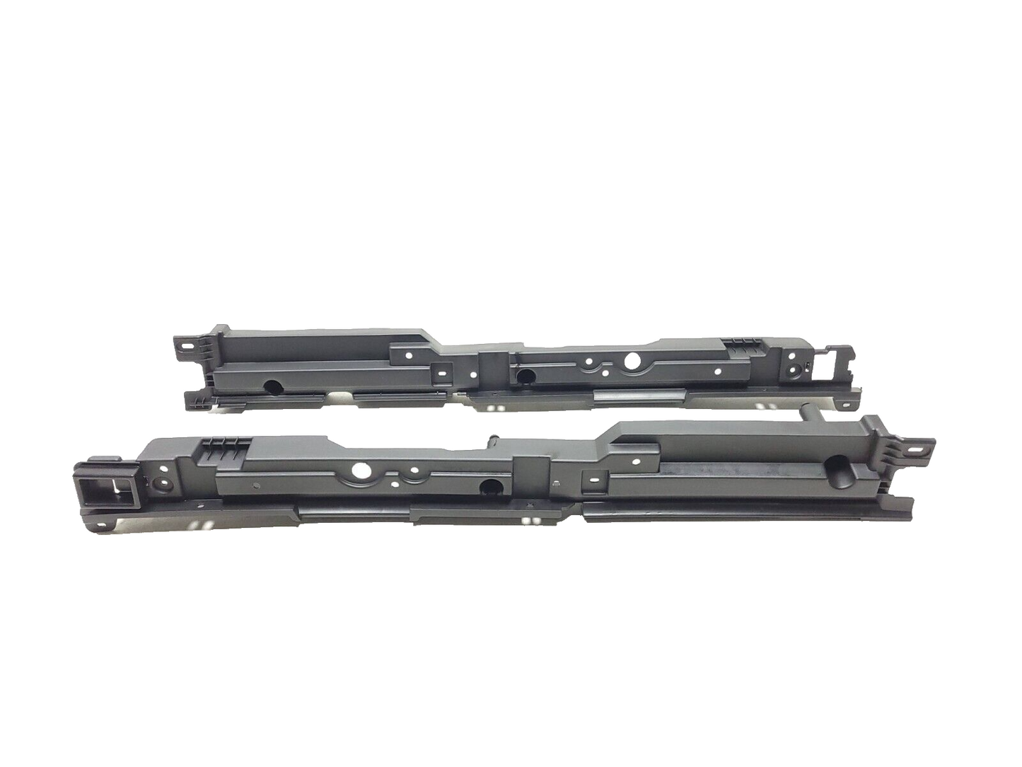07-13 BMW X5 E70 Trunk Floor Rail Guide Panel Pair OEM