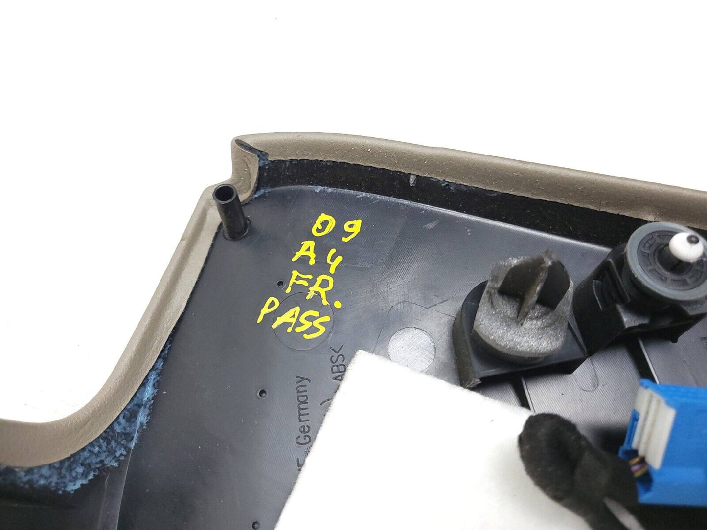 06-09 Audi A4 Door Trim Panel Front Passenger Side Right OEM