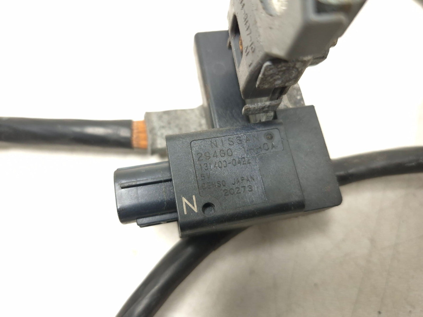 2012 Nissan Leaf Battery Negative Cable W/ Sensor & Positive Terminal Pair OEM
