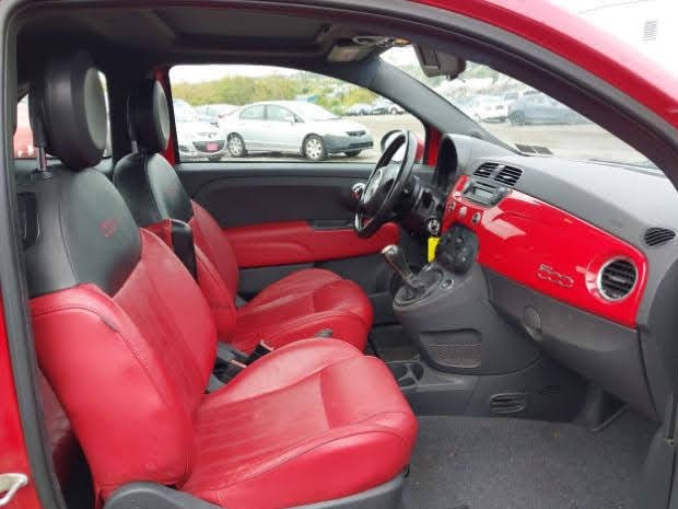 2013 Fiat 500 Turbo Front Door Sill Scuff Plate Trim Panel OEM