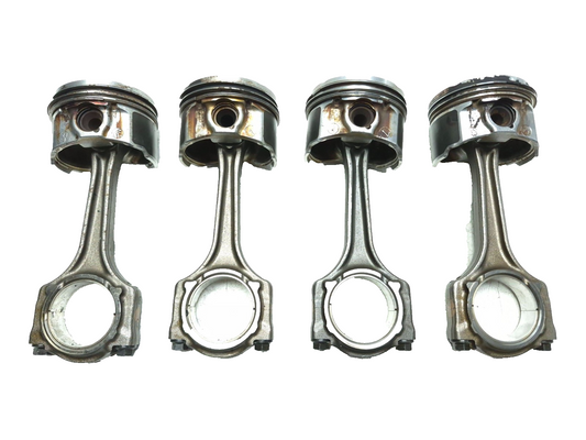 2014 Fiat 500l Piston W/ Connecting Rod 4pcs OEM