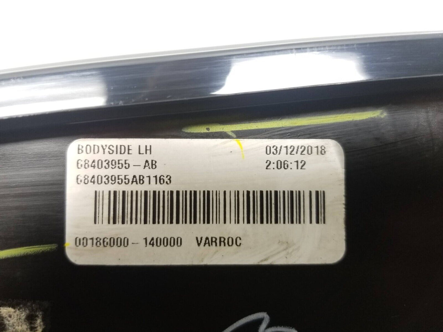 15 16 17 18 Dodge Challenger Tail Light Driver Side Left OEM