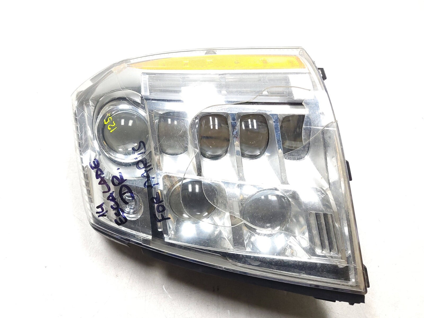 2007-2014 Cadillac Escalade Headlight Driver Side Left Platinum OEM *for Parts*