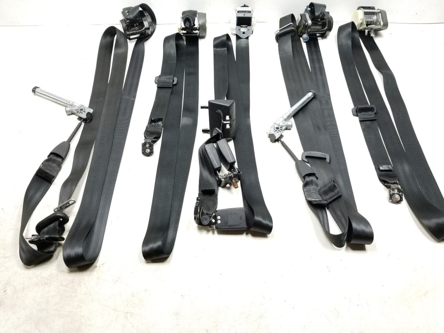 12 - 14 Ford Focus Front & Rear Seat Belt Retractor 5pcs OEM