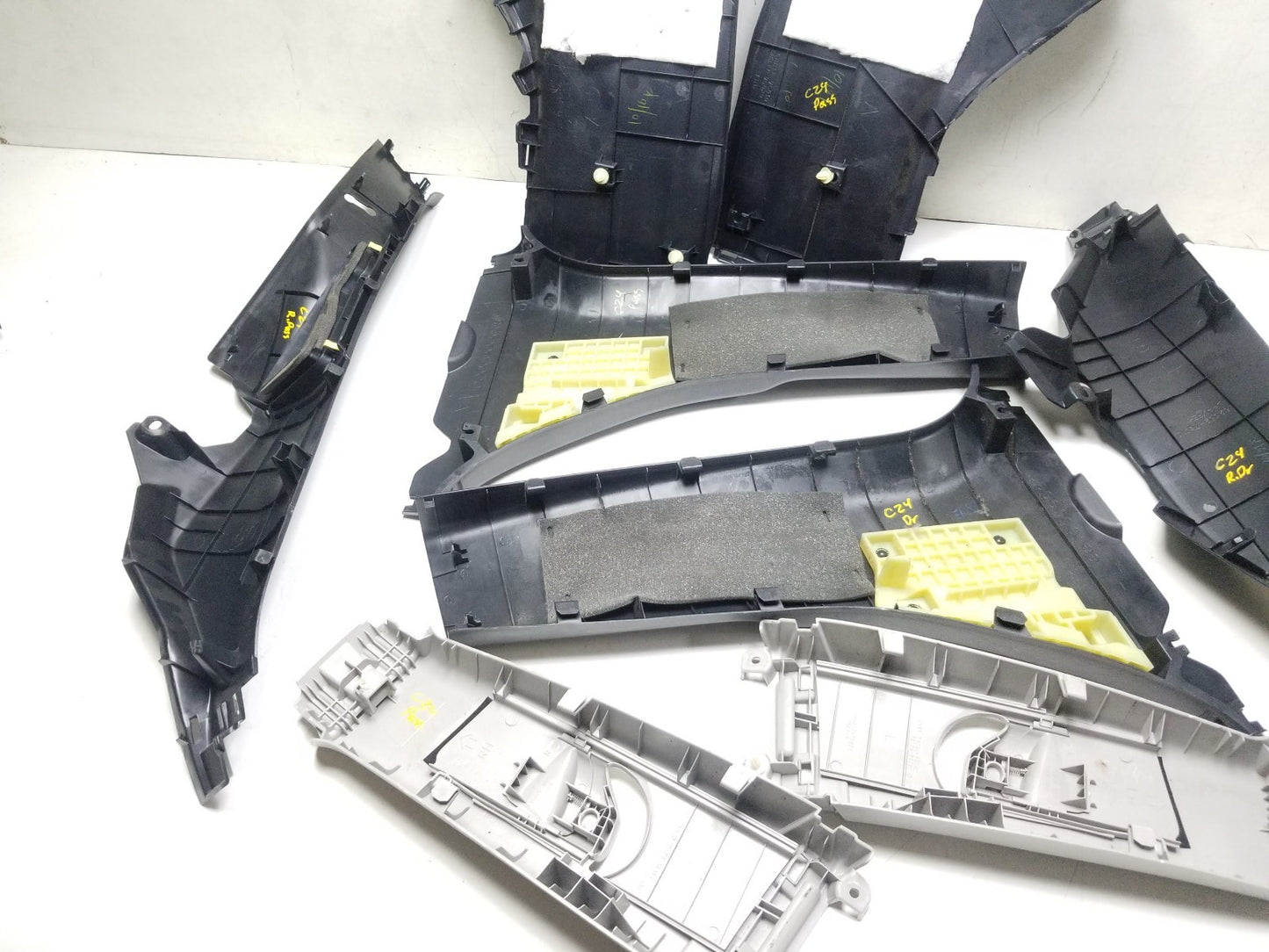 11-17 Lexus CT200h Center Console Pillar Rear Quarter Trim Panel 8pcs Oemā