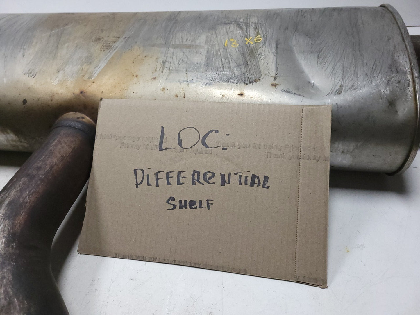 2013 BMW X6 Rear Exhaust Muffler OEM