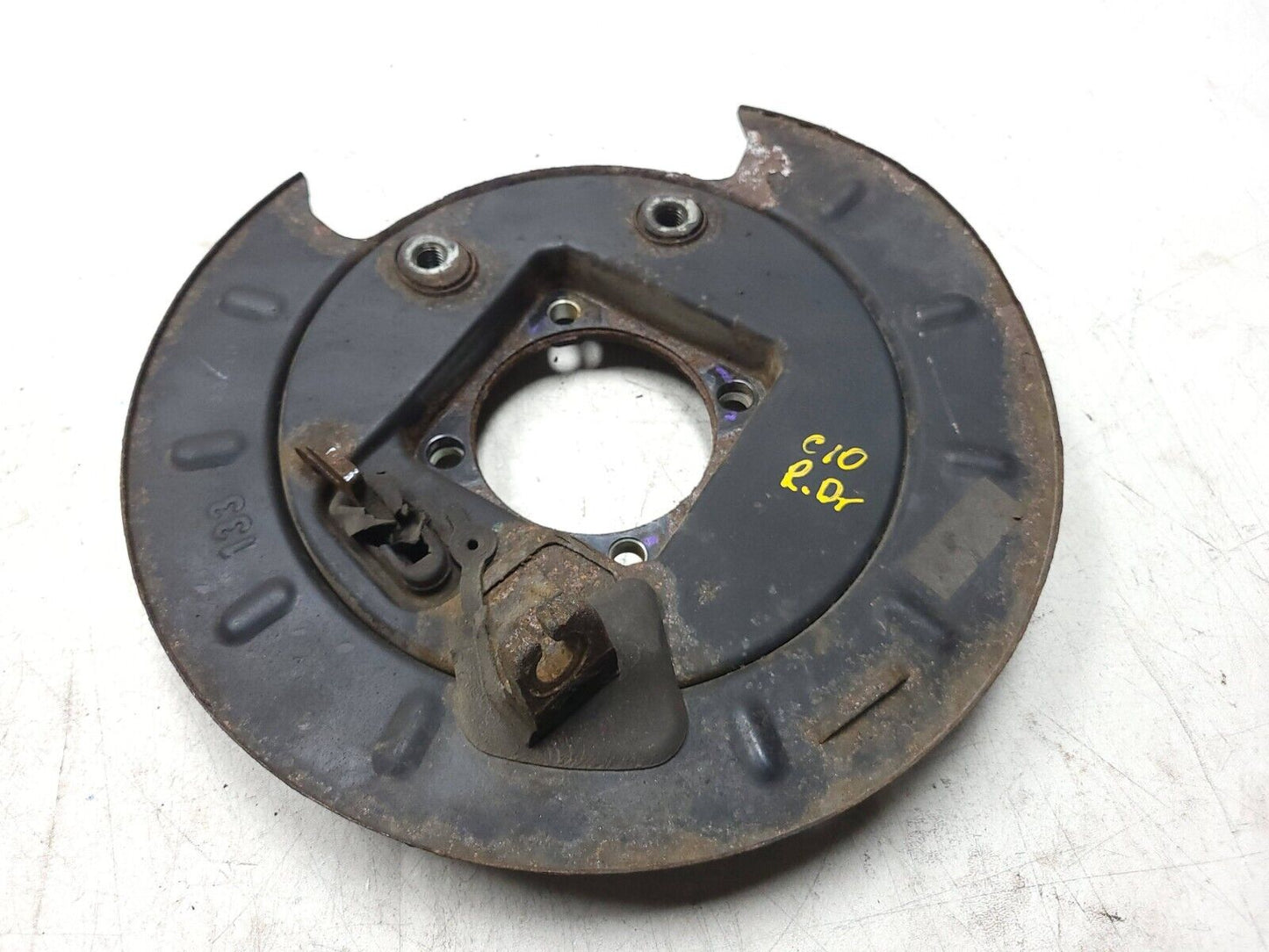 10-14 Chevrolet Suburban Emergency Parking Pad Mechanism Mud Shield Pair OEM