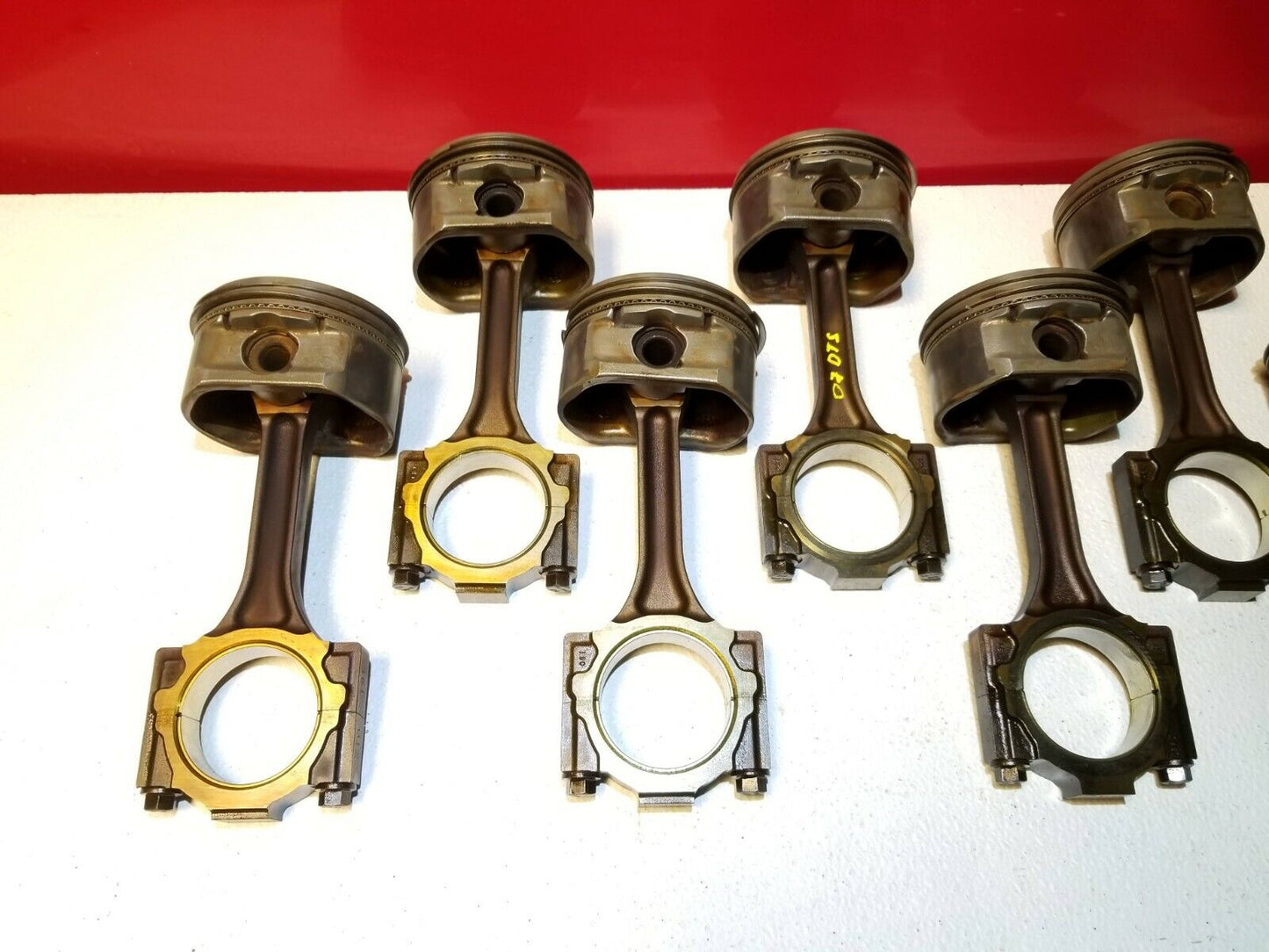 07 08 09 10 11 Cadillac DTS 4.6l Piston W/ Connecting Rod 8pcs 89017429 12567469