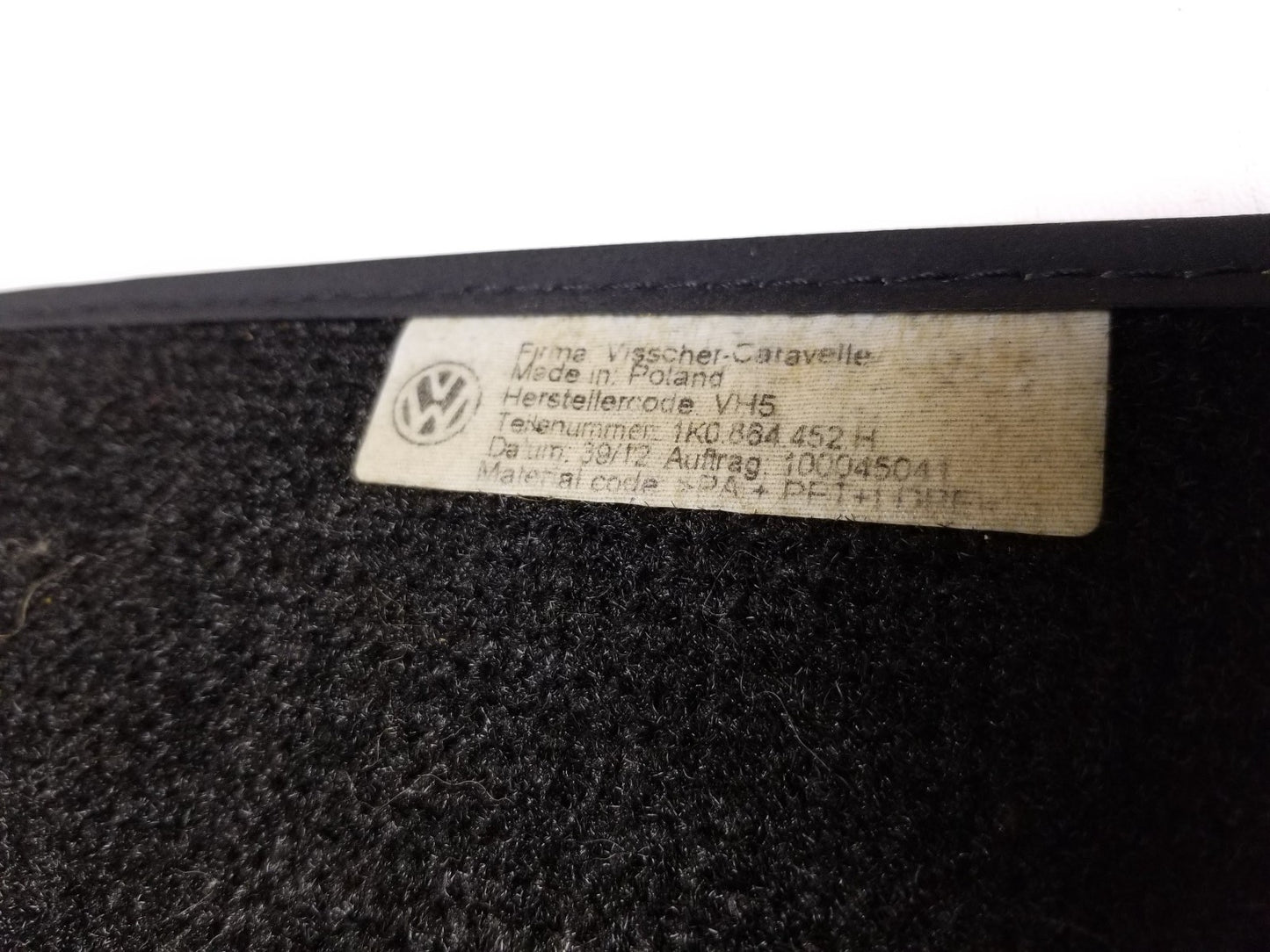 2010 - 2014 VW Golf GTI Floor Mat Set 3 OEM