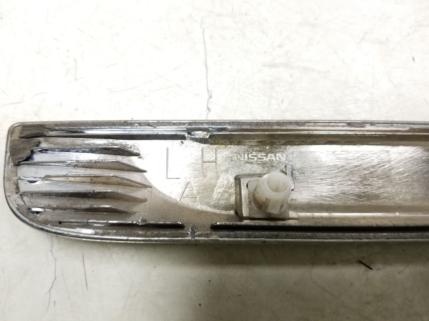 2010 - 2014 Nissan Rogue Rear Door Lower Chrome Molding Driver Side Left  OEM